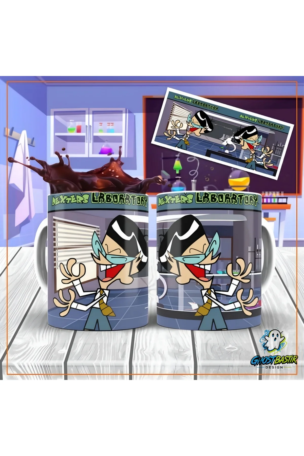 Dexter'in Laboratuvarı Kupa Bardak | Tek Adet K0198