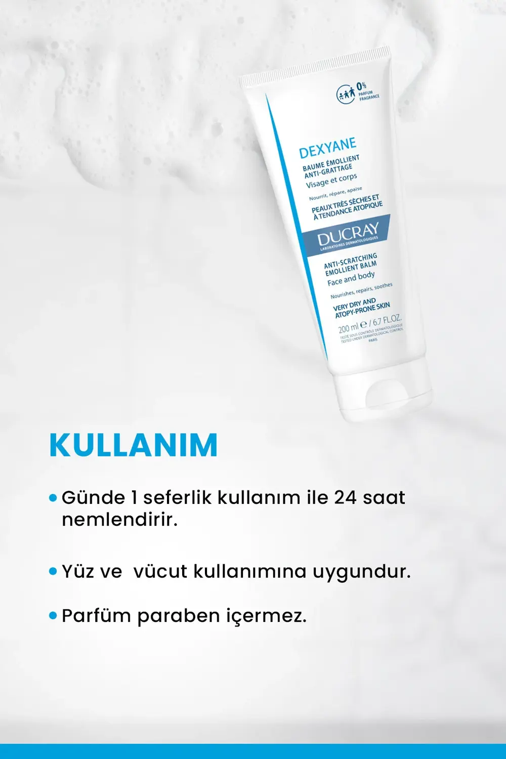 Dexyane Atopiye Eğilimli Ciltler İçin Nemlendirici Balsam 200 ml