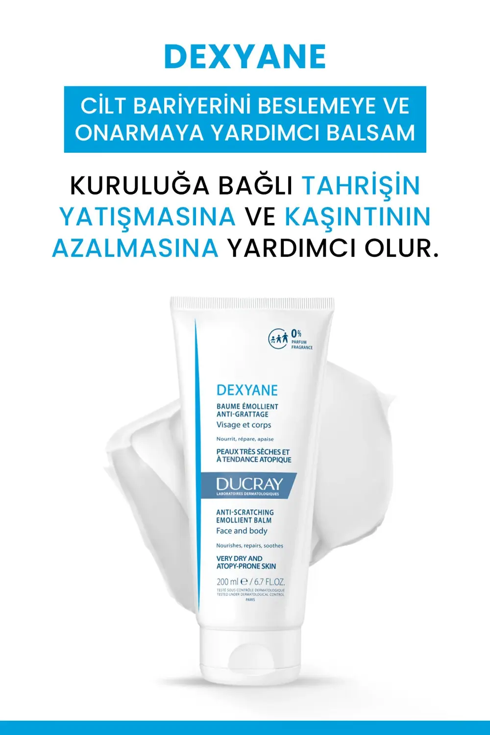 Dexyane Atopiye Eğilimli Ciltler İçin Nemlendirici Balsam 200 ml