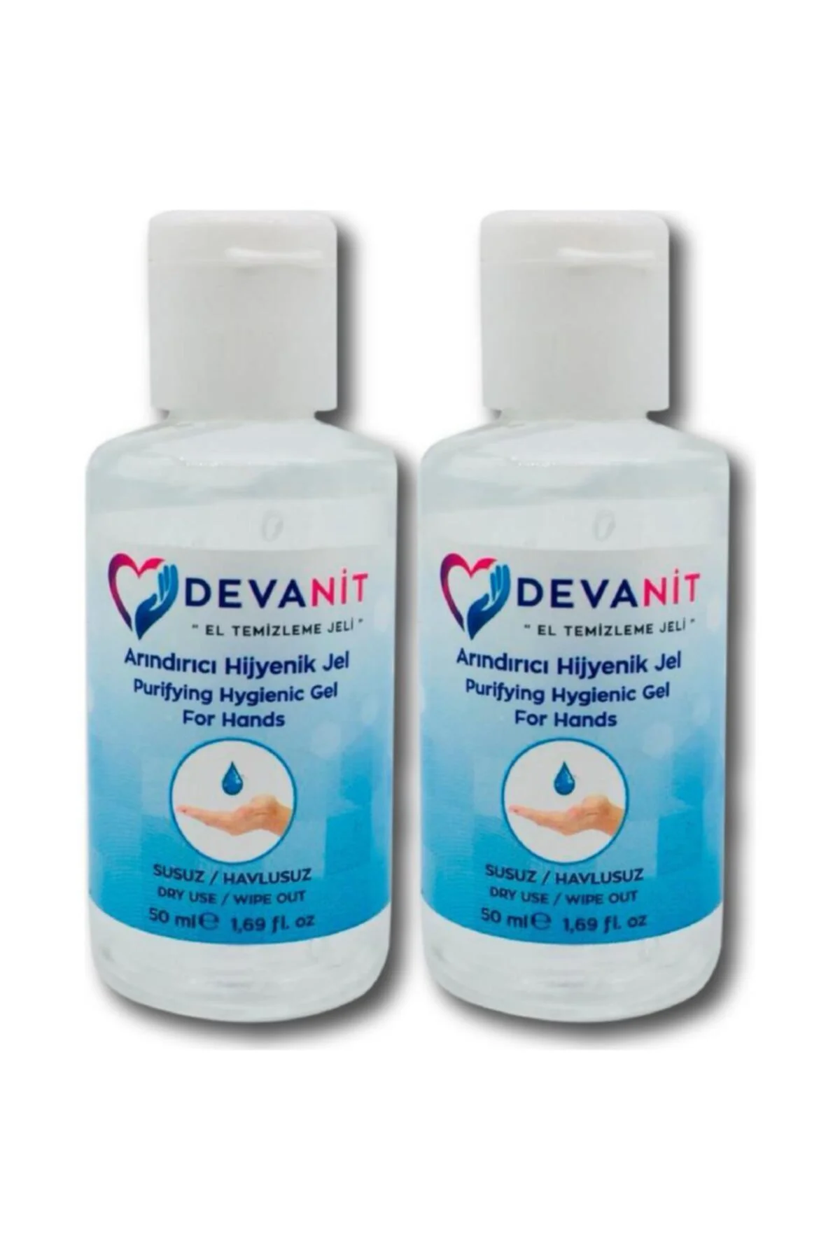 Dezenfektan - El Temizleme Jeli 2 Adet 50 ml