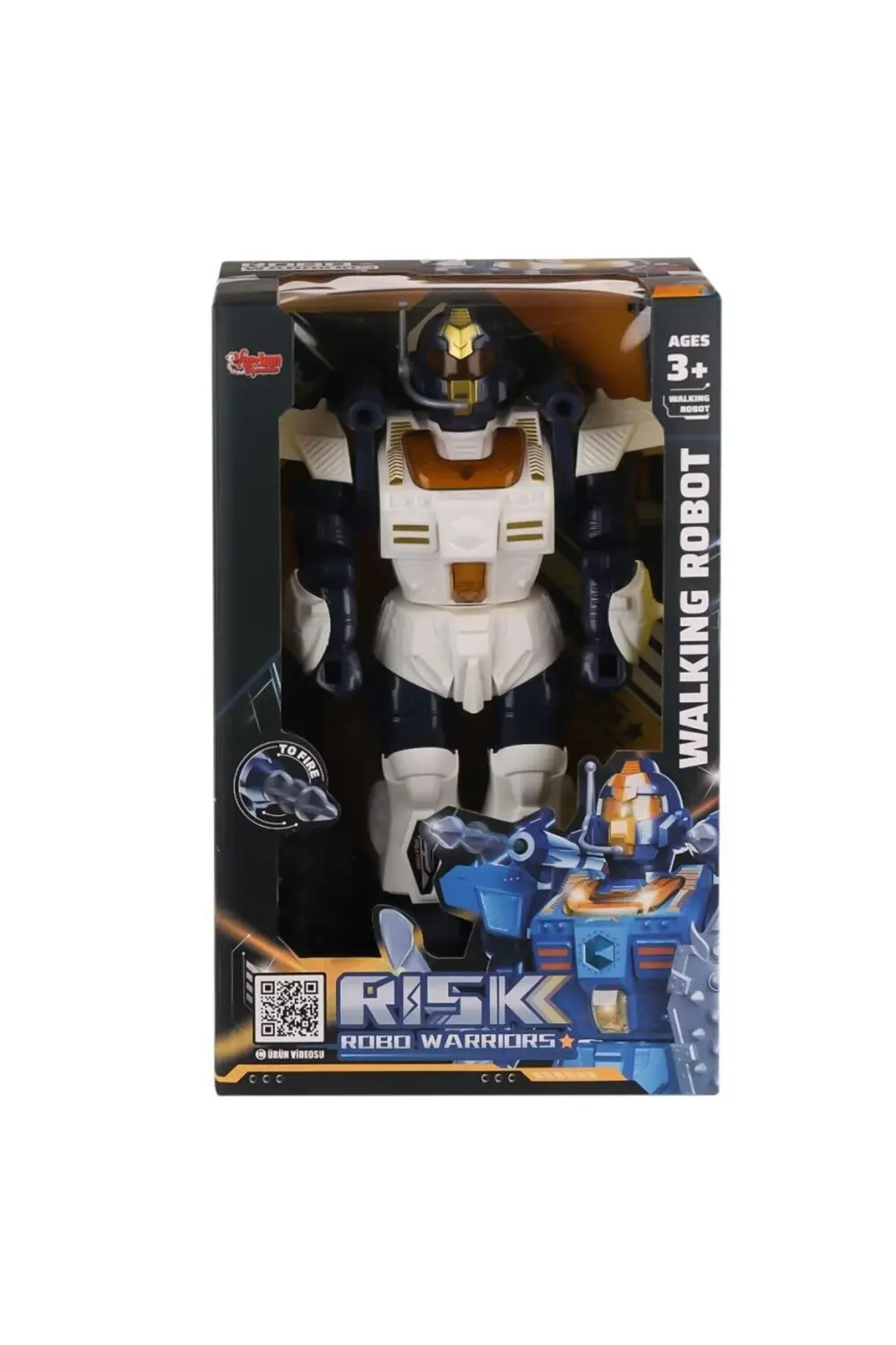 DF-6051 Işıklı ve Müzikli Roket Atan Robot- Vardem Oyuncak