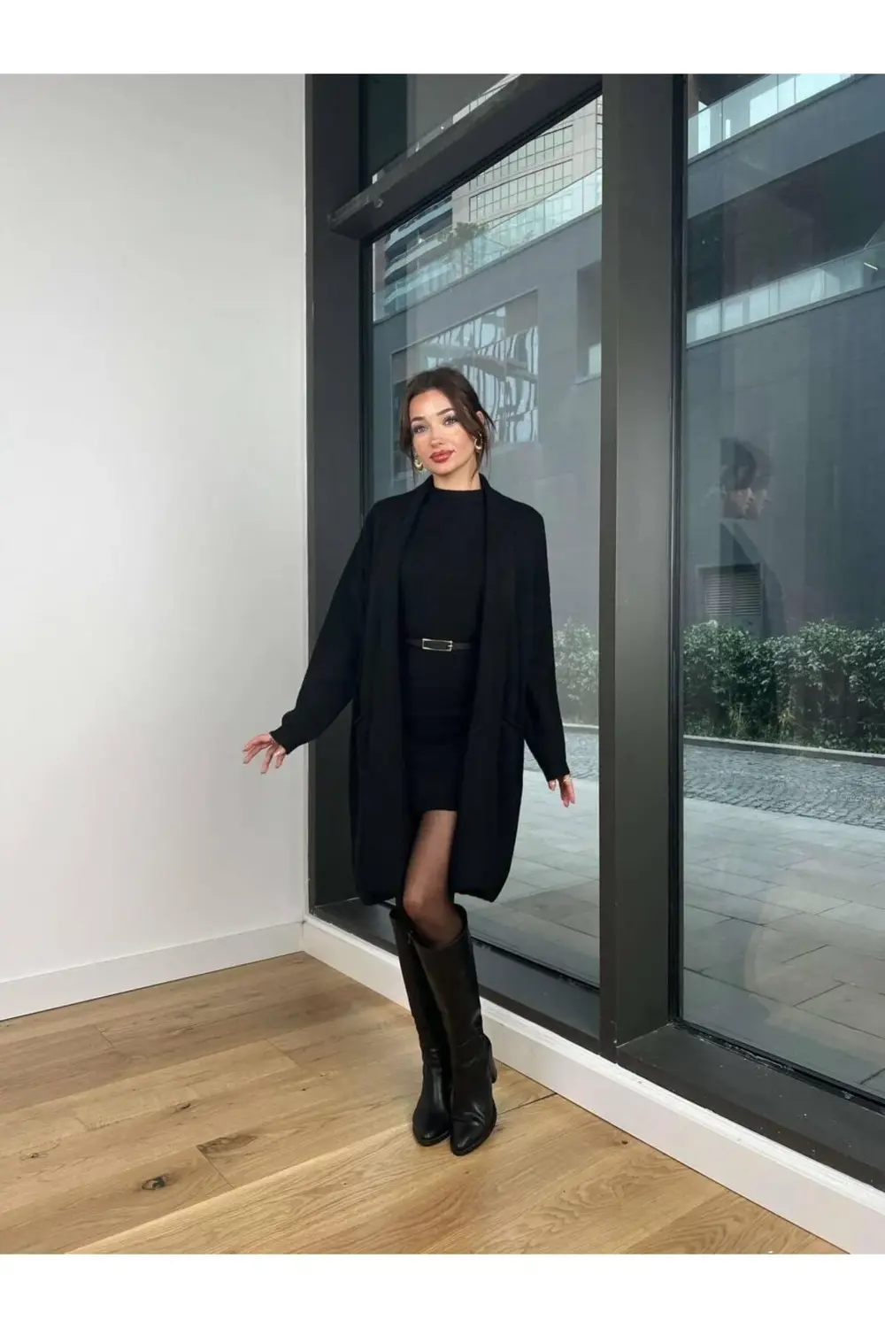 DGNS 2'Lİ ELBİSE&HIRKA TAKIM