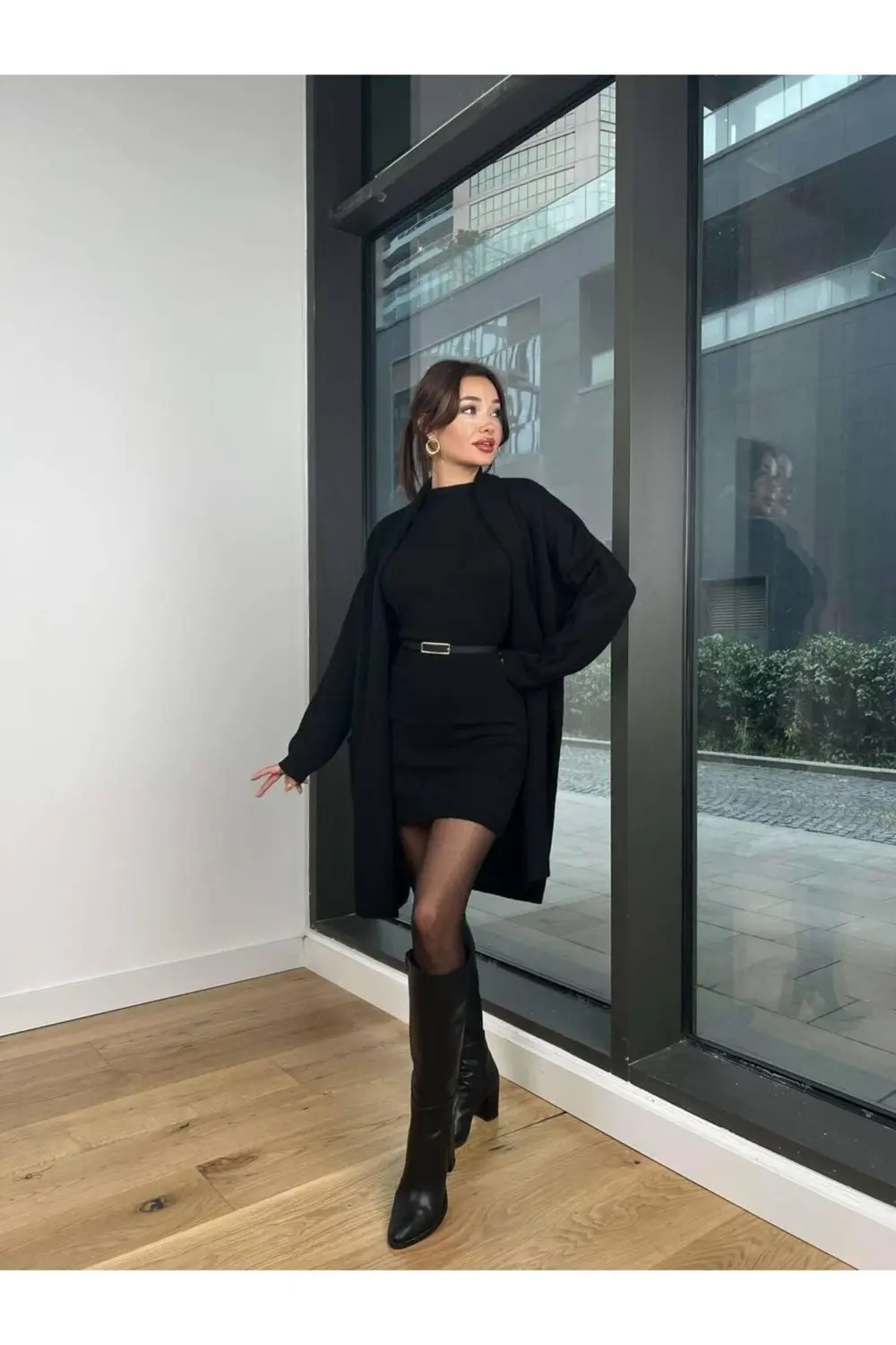 DGNS 2'Lİ ELBİSE&HIRKA TAKIM