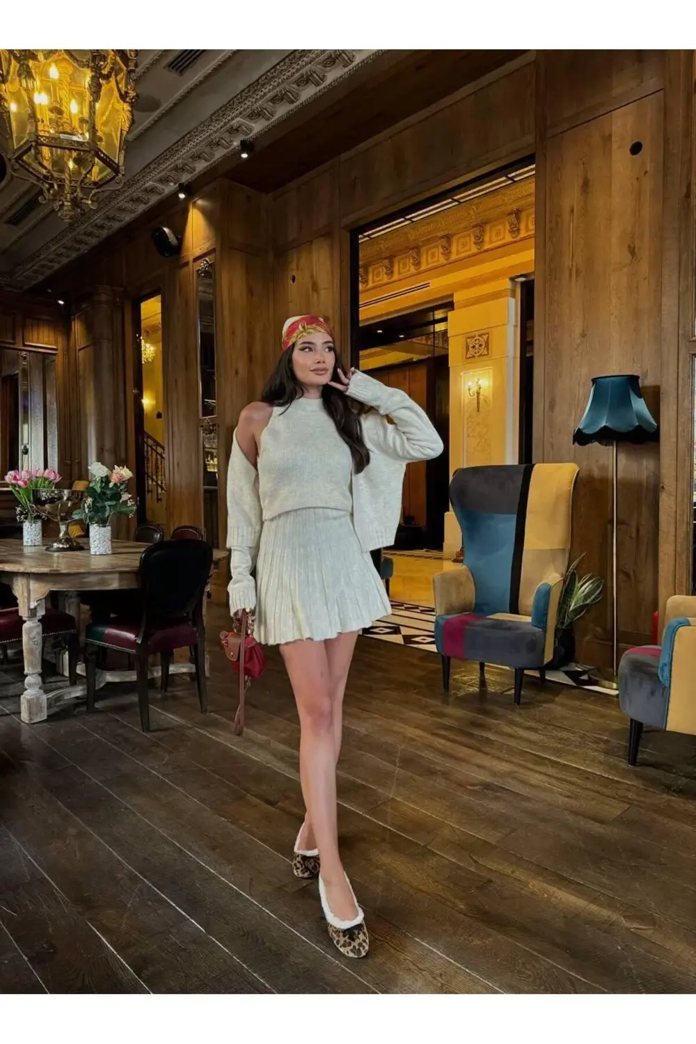 DGNS 3'LÜ HIRKA-BLUZ-ETEK TAKIM