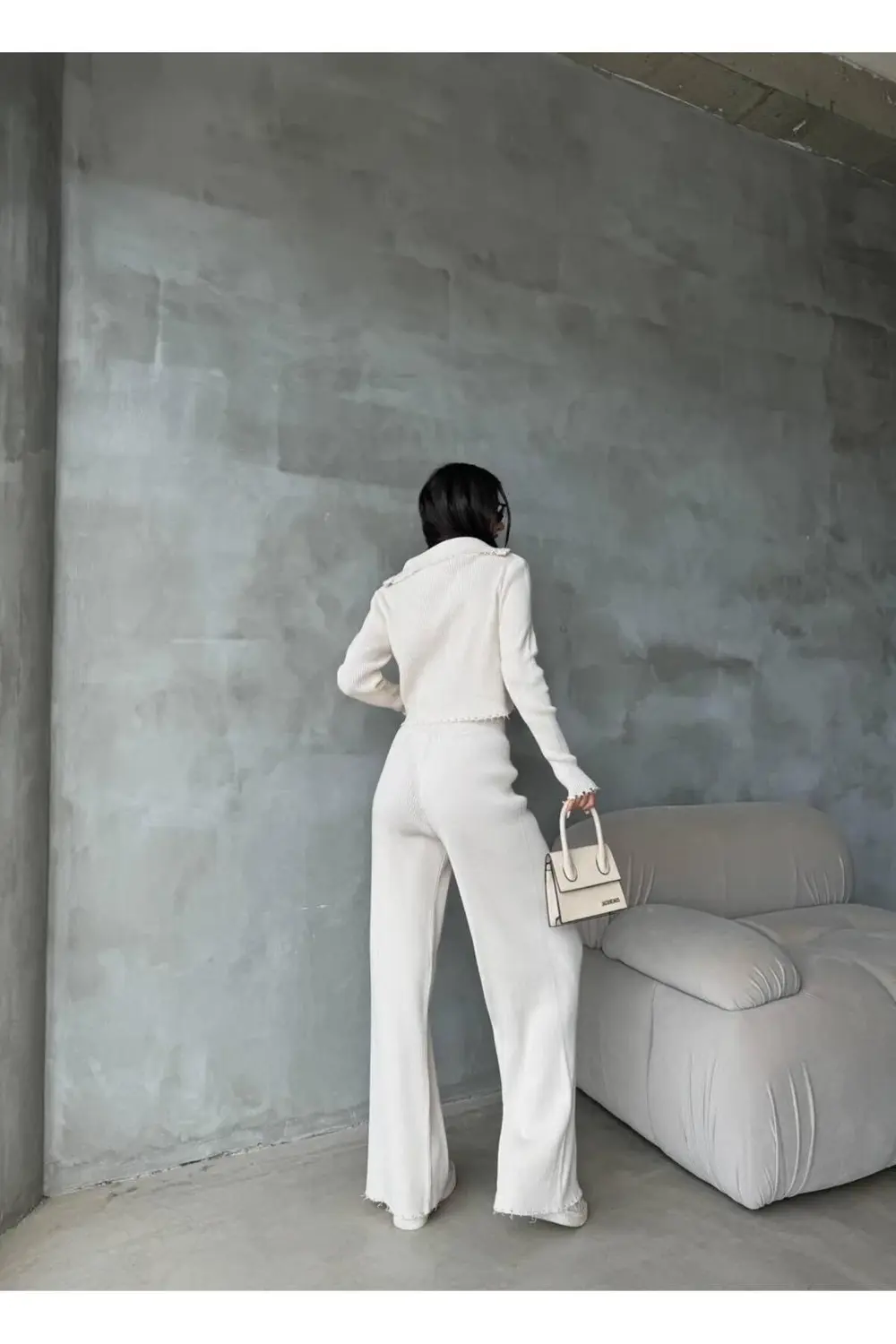 DGN'S FERMUARLI 2'Lİ HIRKA-PANTOLON TAKIM