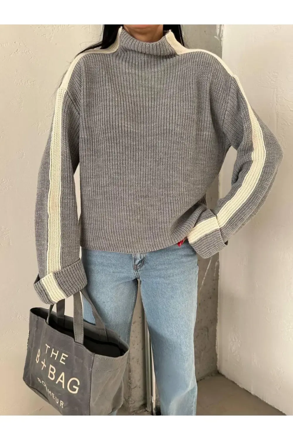 DGN'S ''ITALY COLLECTION'' KADIN İNTERSİYE&SELANİK ÖRGÜLÜ TRİKO K