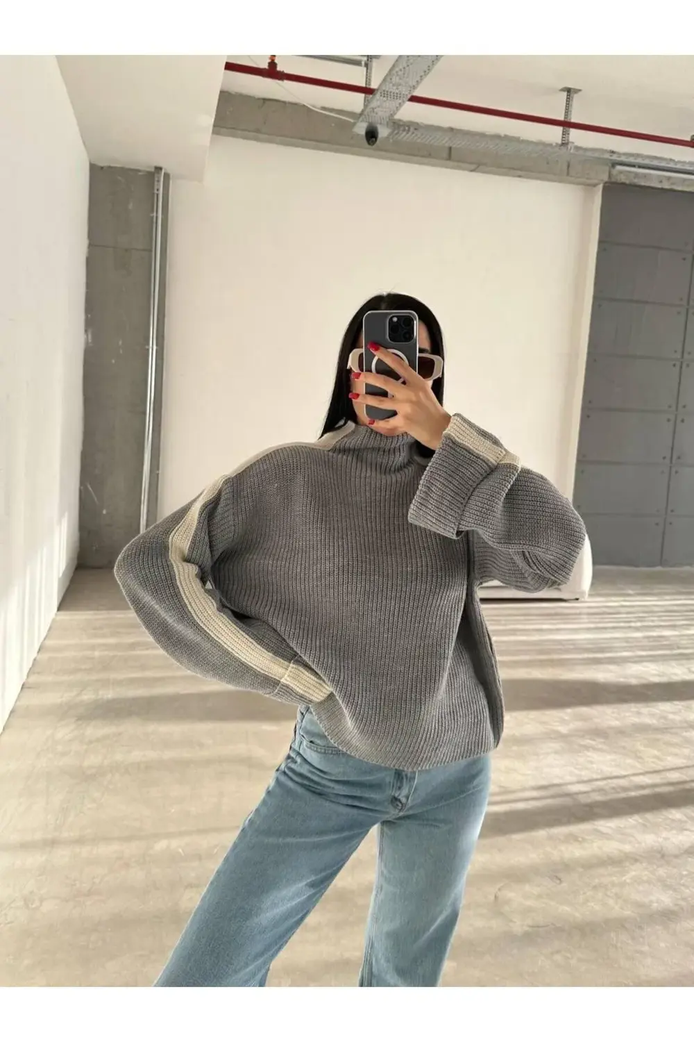 DGN'S ''ITALY COLLECTION'' KADIN İNTERSİYE&SELANİK ÖRGÜLÜ TRİKO K