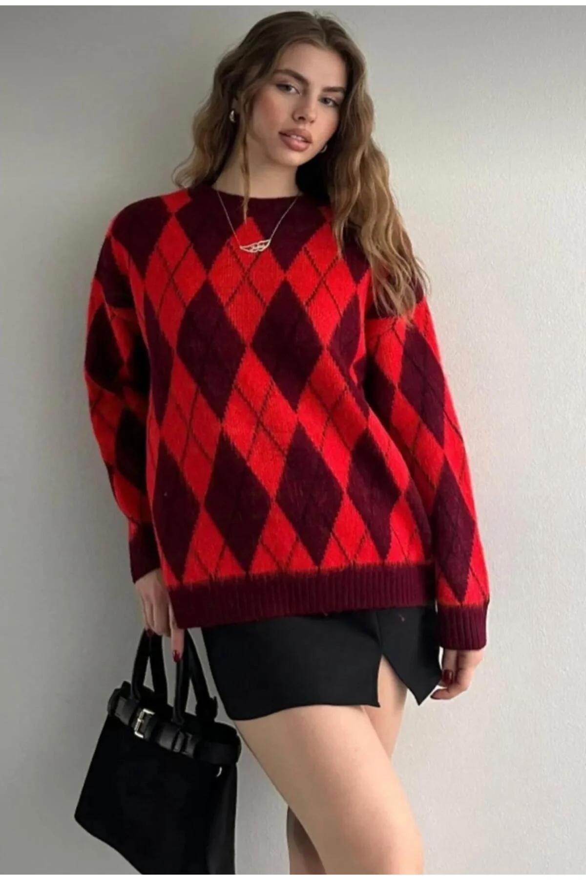 DGN'S ÖZEL BAKLAVA DESEN KADIN TRİKO ŞARDONLU KAZAK Fiyatı, Yorumları ve Özellikleri