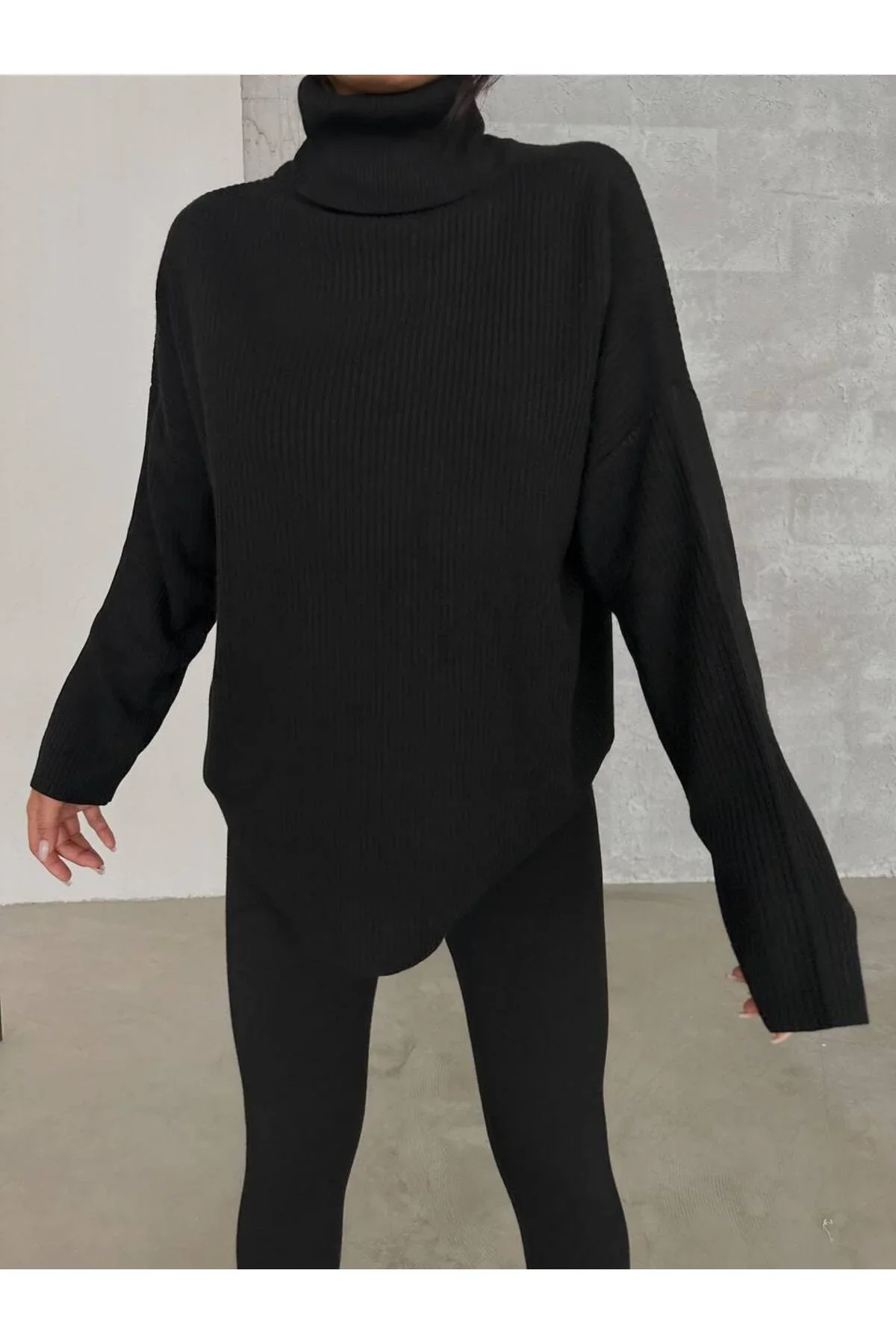 DGN'S SPORTSWEAR- 2'Lİ KADIN KAZAK-PANTOLON TAKIM - Görsel 5