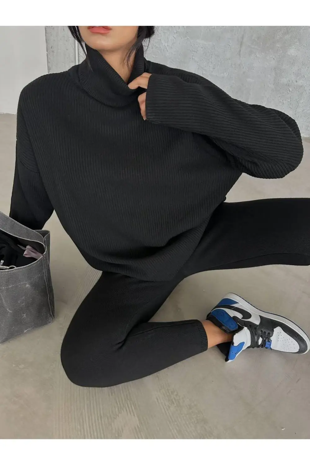 DGN'S SPORTSWEAR- 2'Lİ KADIN KAZAK-PANTOLON TAKIM