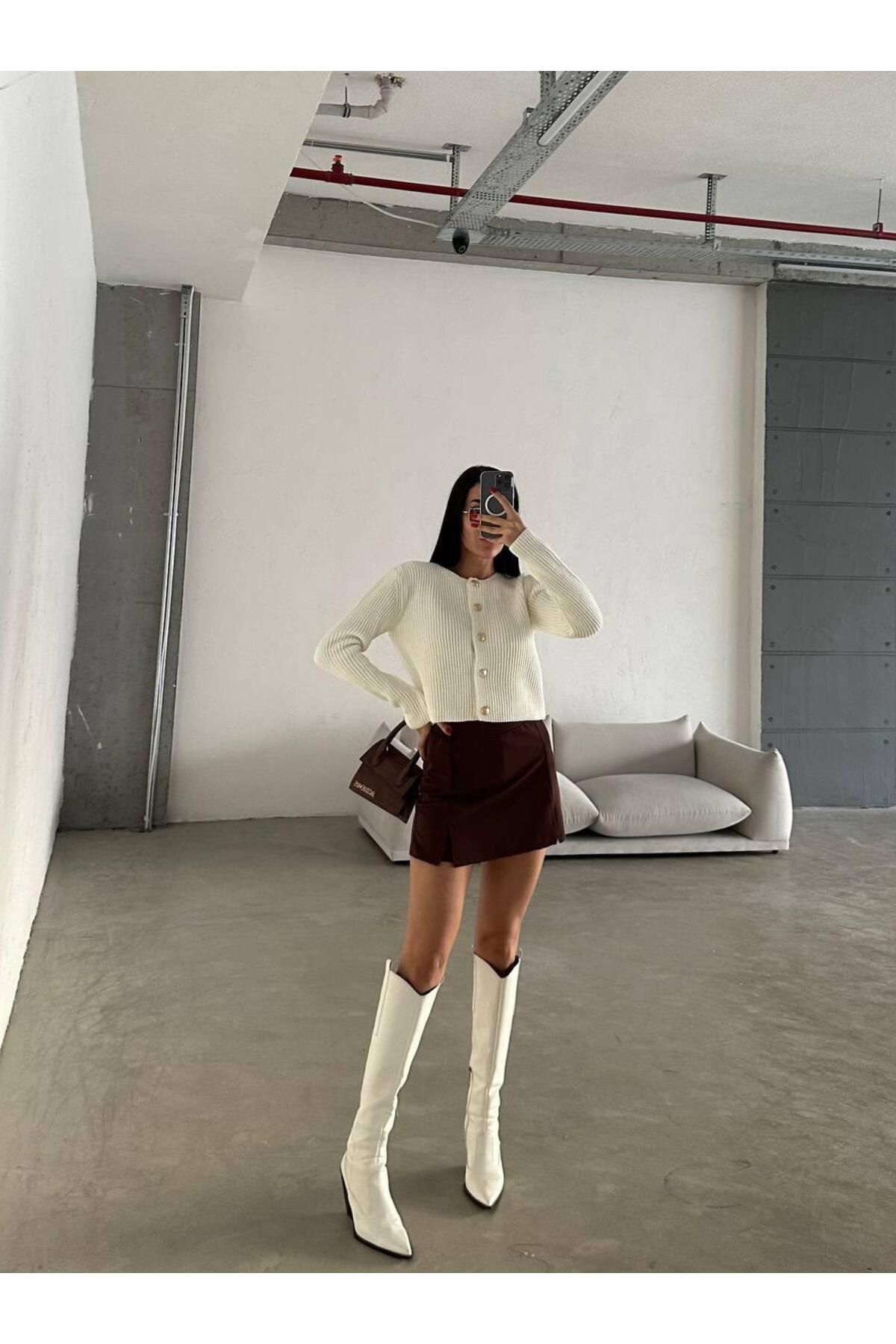 Nzl Tekstil Dgn's ''Teacher Collection'' Kadin Düğmeli&Fitilli Hirka-Çeket