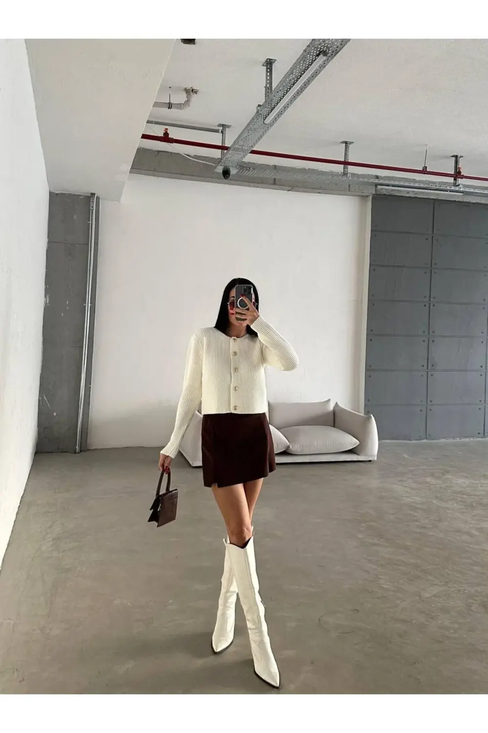 DGN'S ''TEACHER COLLECTİON'' KADIN DÜĞMELİ&FİTİLLİ HIRKA-ÇEKET