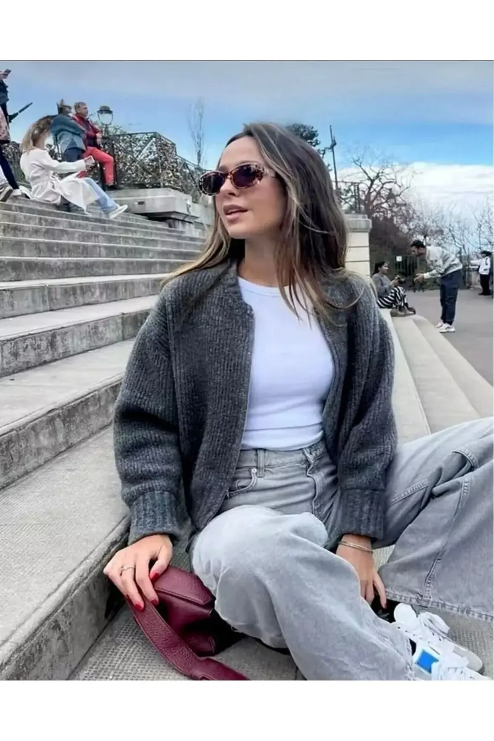 DGN'S YUMUŞAK DOKULU FERMUARLI KADIN TRİKO HIRKA - CEKET