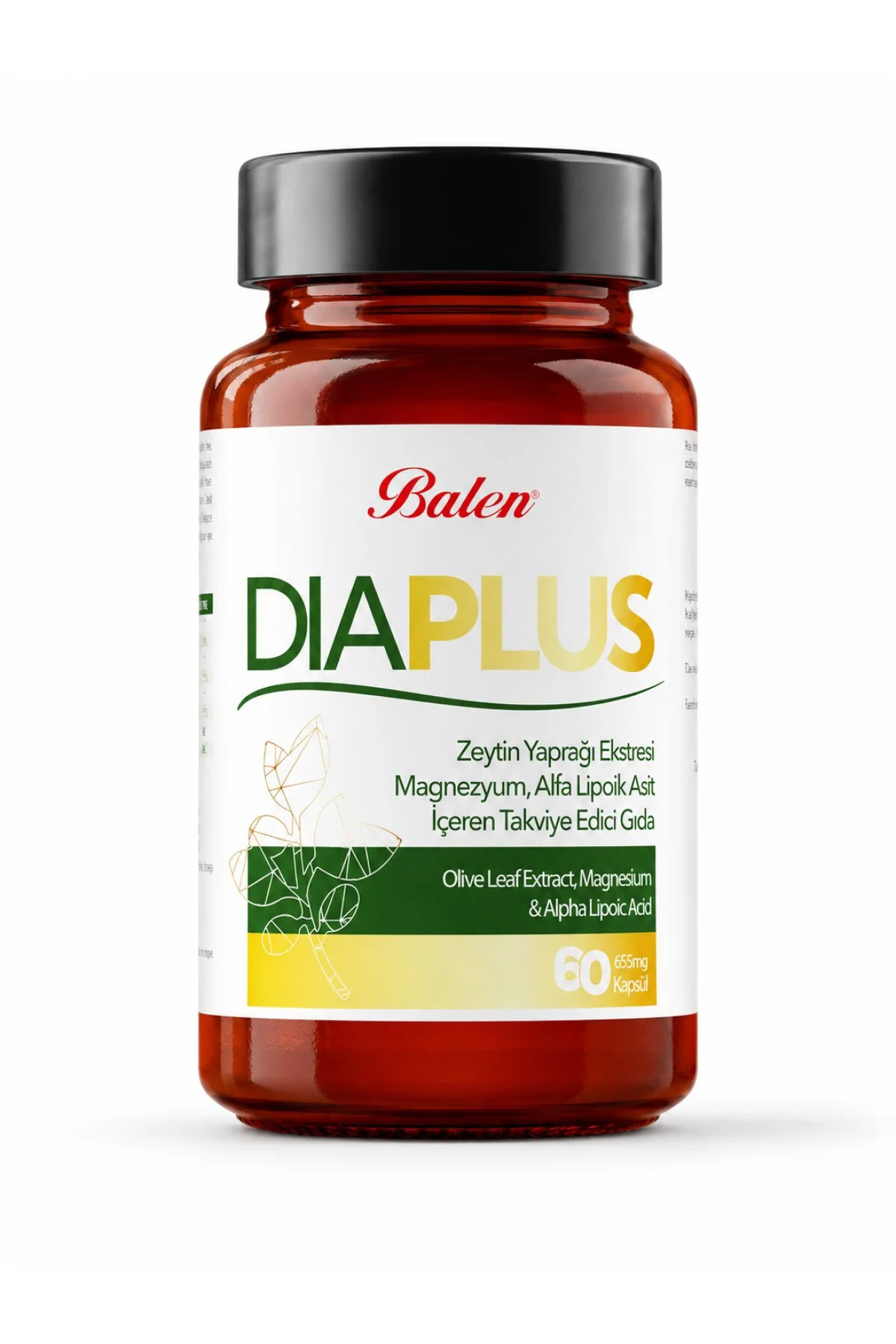 DİA PLUS ZEYTİN YAP.&MAG&ALFA LİPOİK ASİT KAPSÜL 655 MG*60