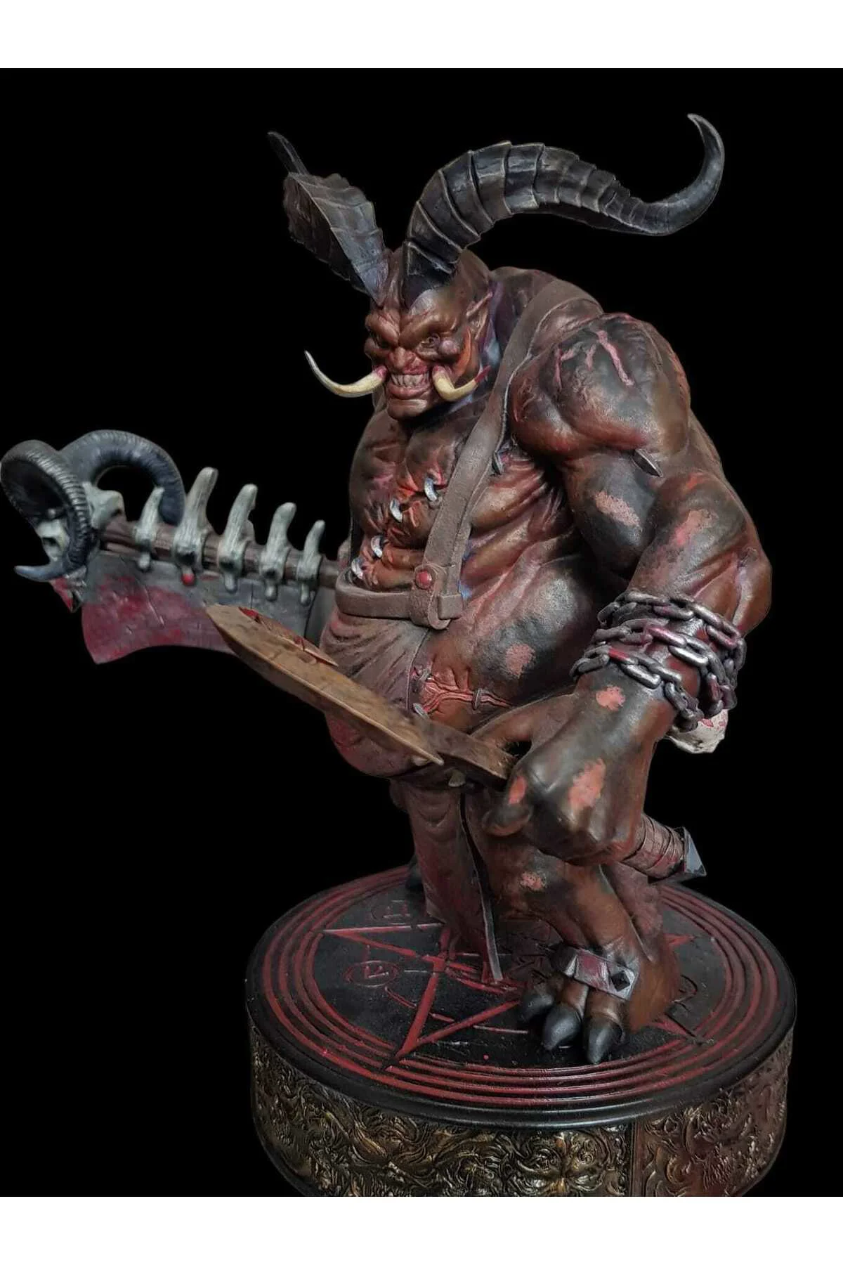 Diablo Butcher Figür Diablo I Kasap Dekoratif Obje 25CM Büyük Boy