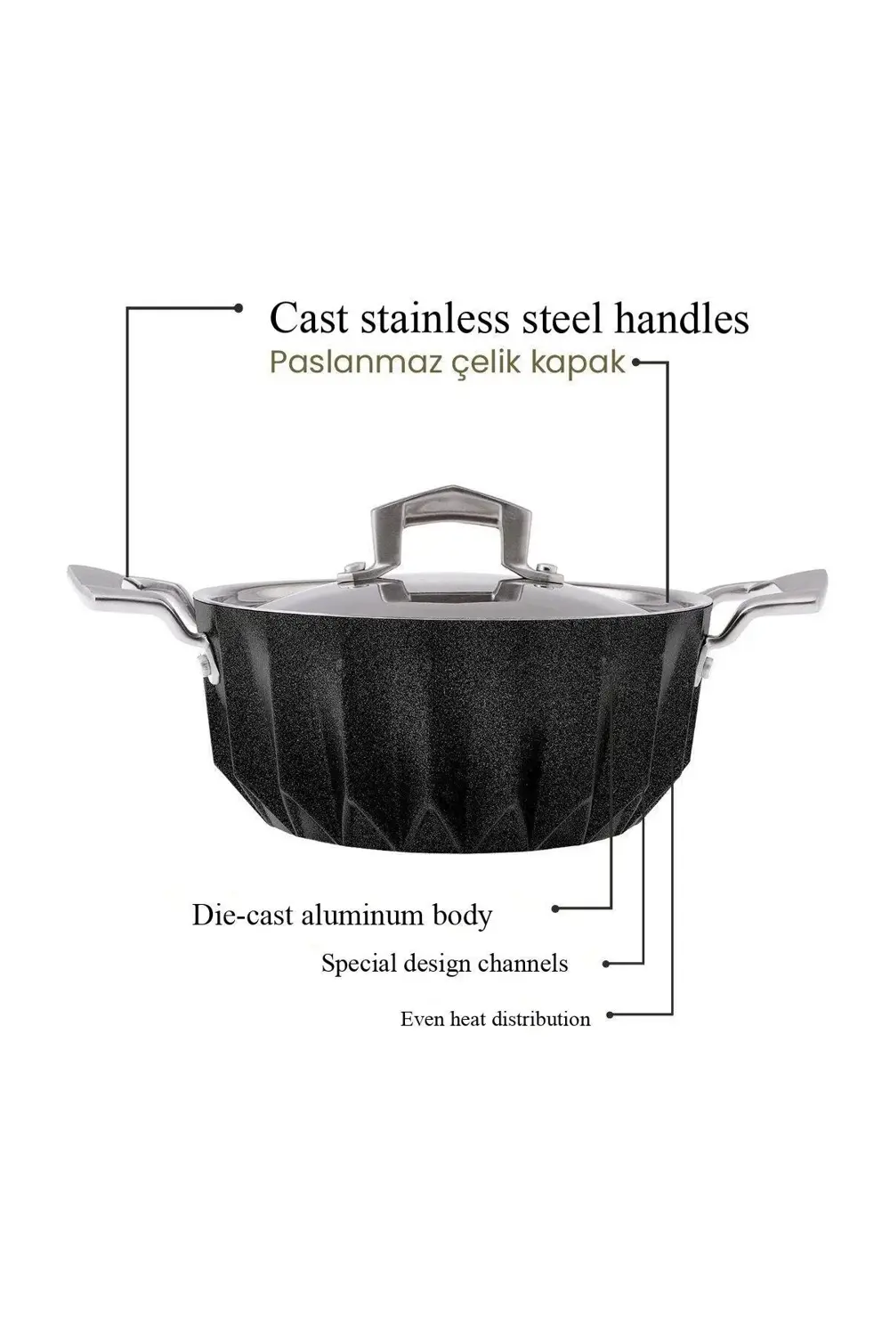 Diagon 24 Cm Derin Tencere