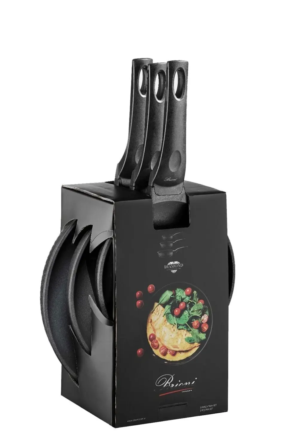 Diamond 3 Parça Tava Seti 20cm-24cm-28cm