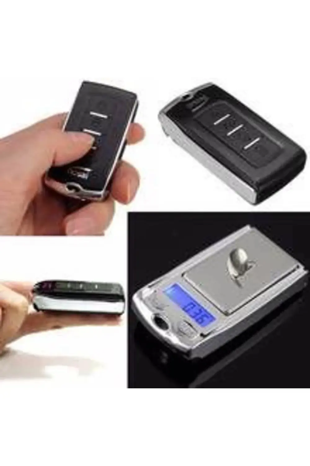Diamond Dijital Ekran Araba Anahtarlığı Şeklinde Mini Hassas Cep