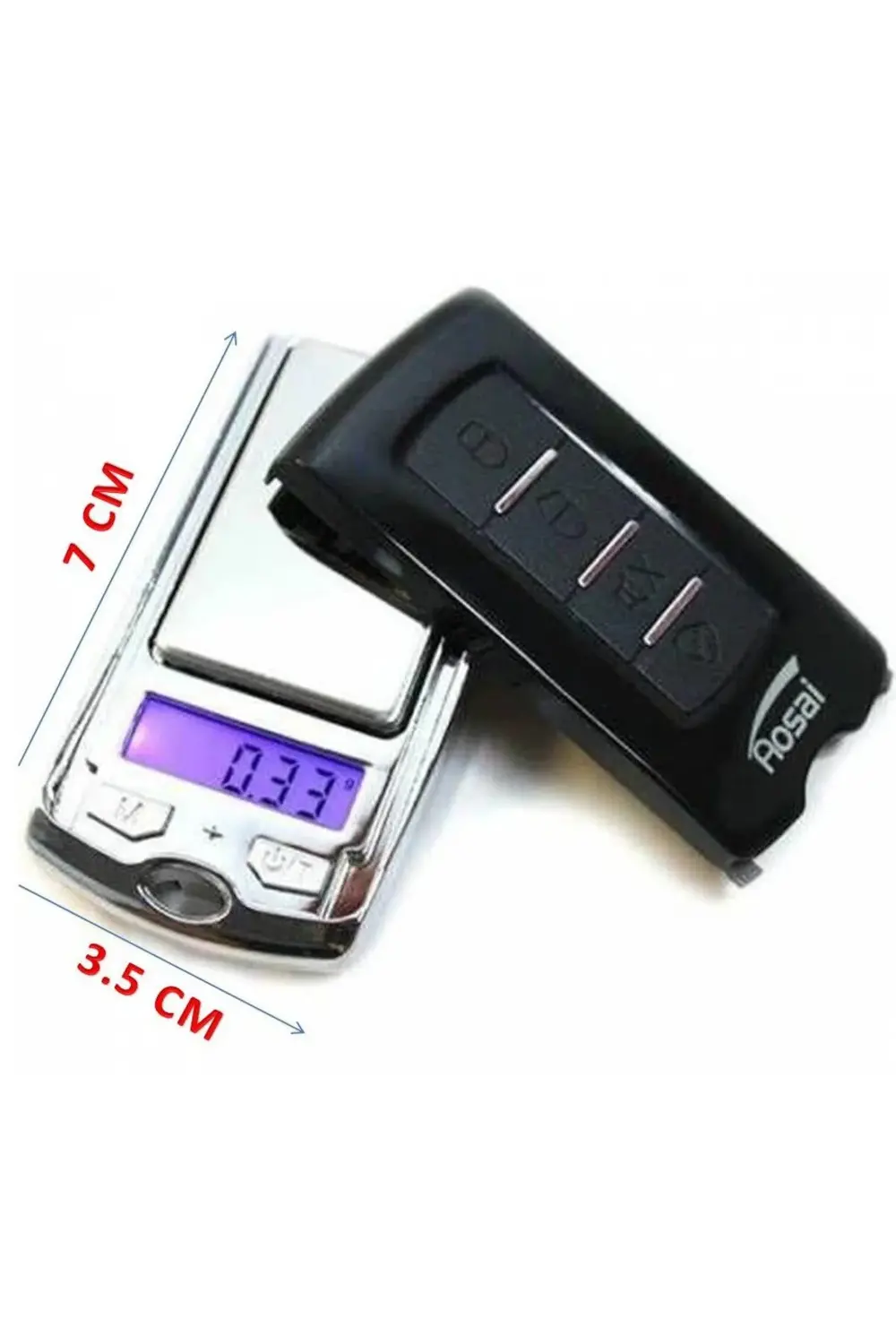 Diamond Dijital Ekran Araba Anahtarlığı Şeklinde Mini Hassas Cep