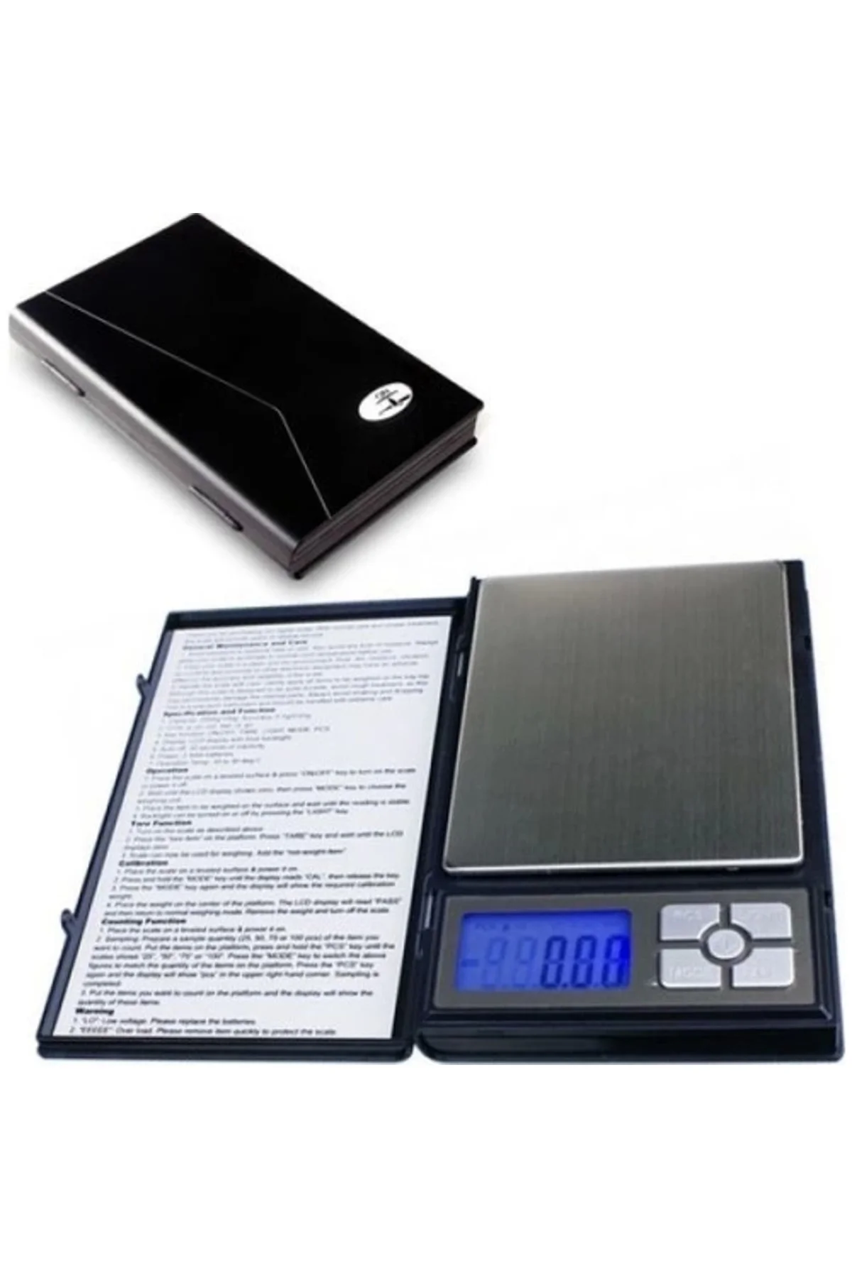 Diamond Dijital Göstergeli Notebook Hassas Kuyumcu Terazisi (500 