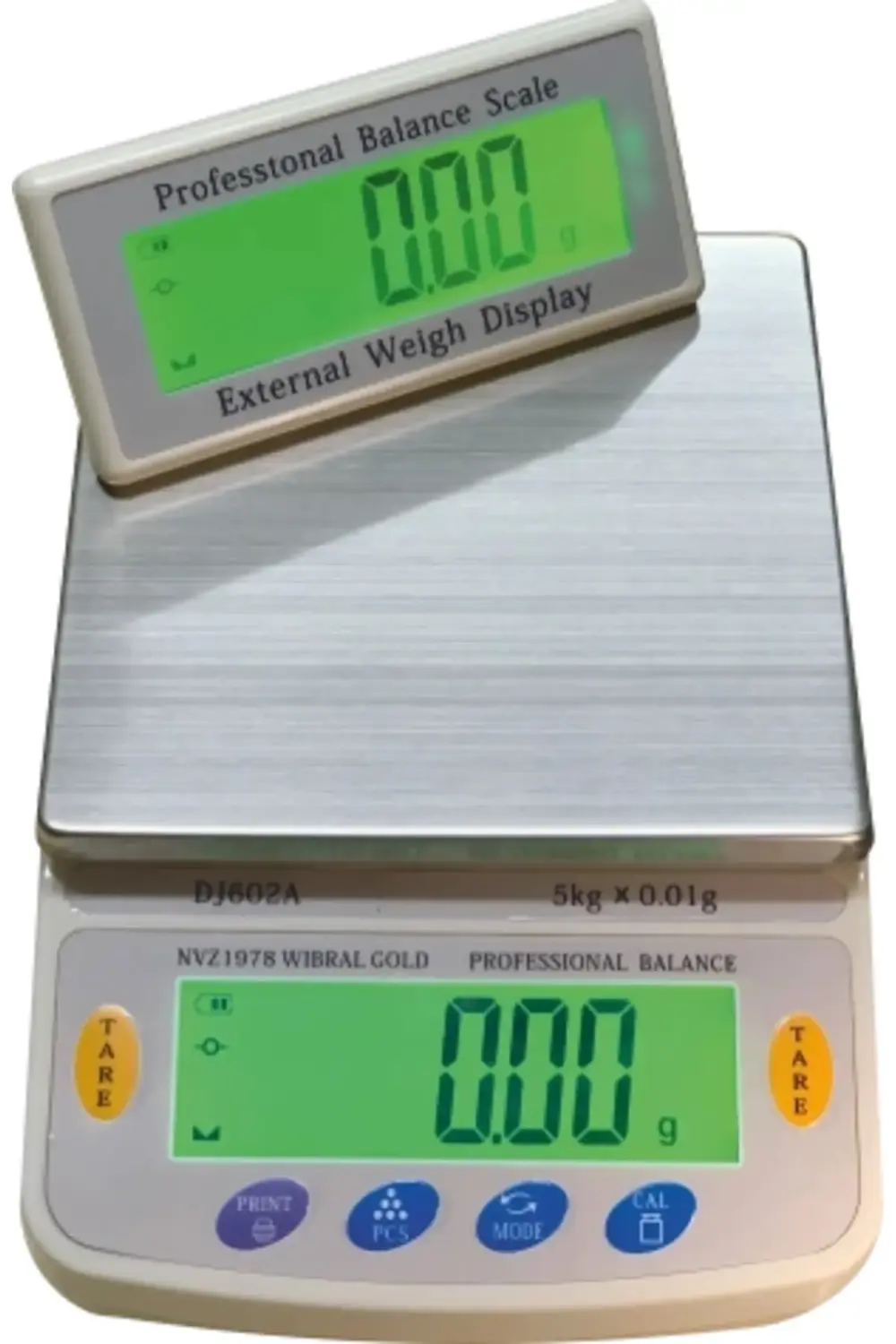 Diamond Dijital Göstergeli Çift Ekran Hassas Terazi Nvz-1978 (5 K