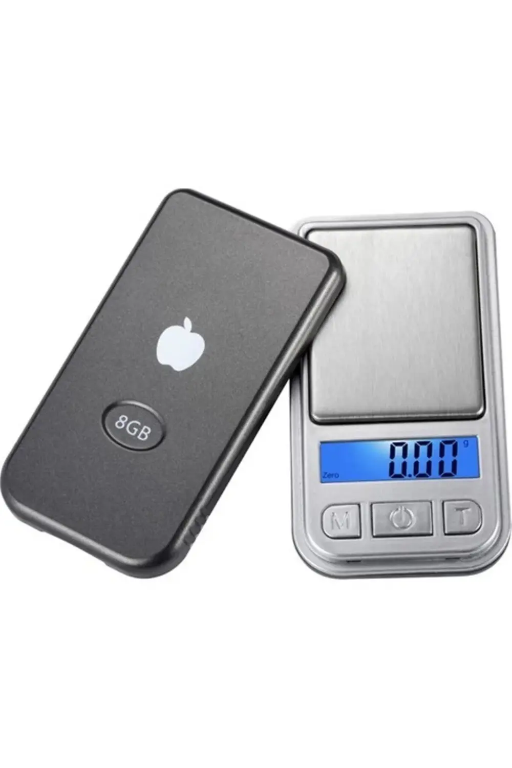 Diamond Dijital Göstergeli Mini Elma Hassas Cep Terazisi Mp-3 (20