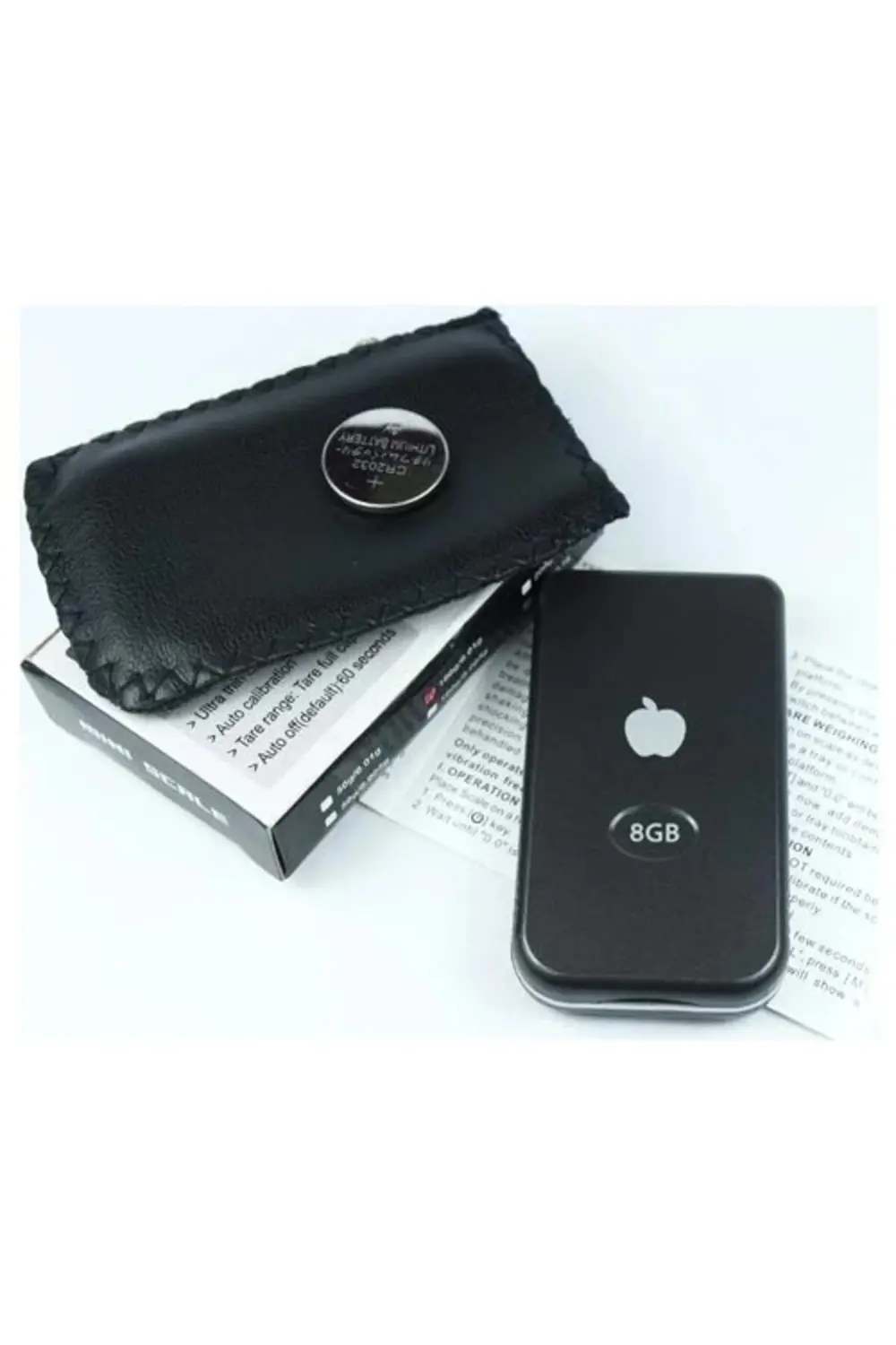 Diamond Dijital Göstergeli Mini Elma Hassas Cep Terazisi Mp-3 (20