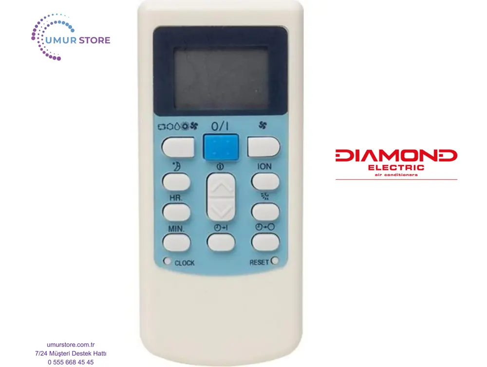 Diamond Electric HYK-07 Uyumlu Klima Kumandası