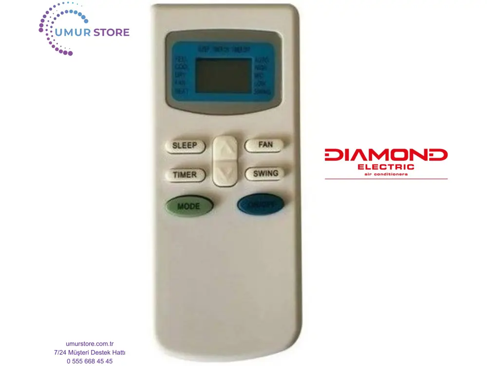 Diamond Electric Klima Kumandası Diamond Electric Klima Kumandası