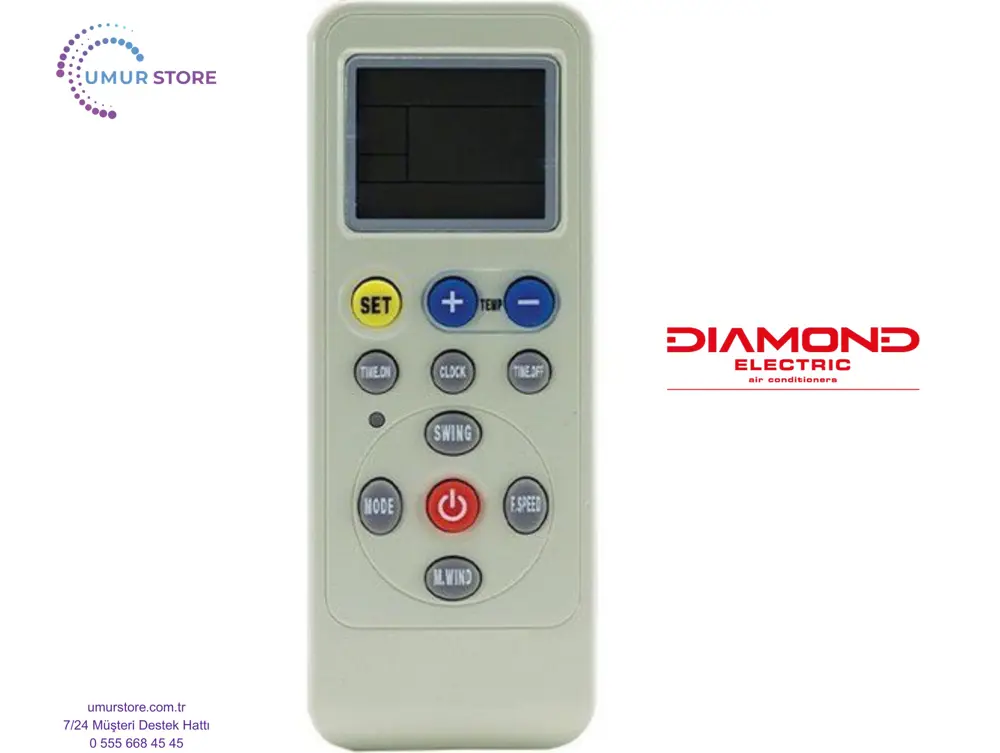 Diamond Electric Klimalar İçin Ayarlanabilen Akıllı Klima Kumanda