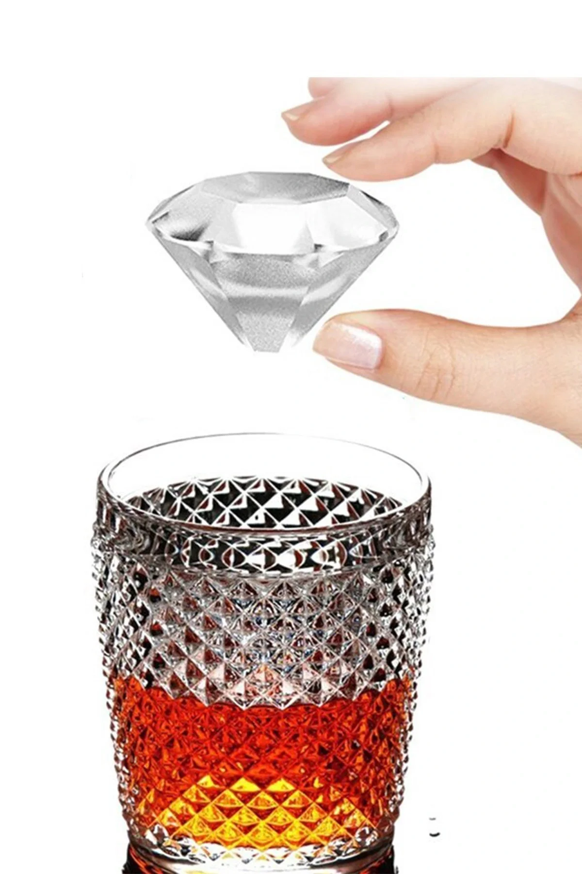 Diamond Elmas Şeklinde Buz Kalıbı 18 Bölmeli Diamond Elmas Şeklinde Buz Kalıbı 18 Bölmeli - Görsel 4