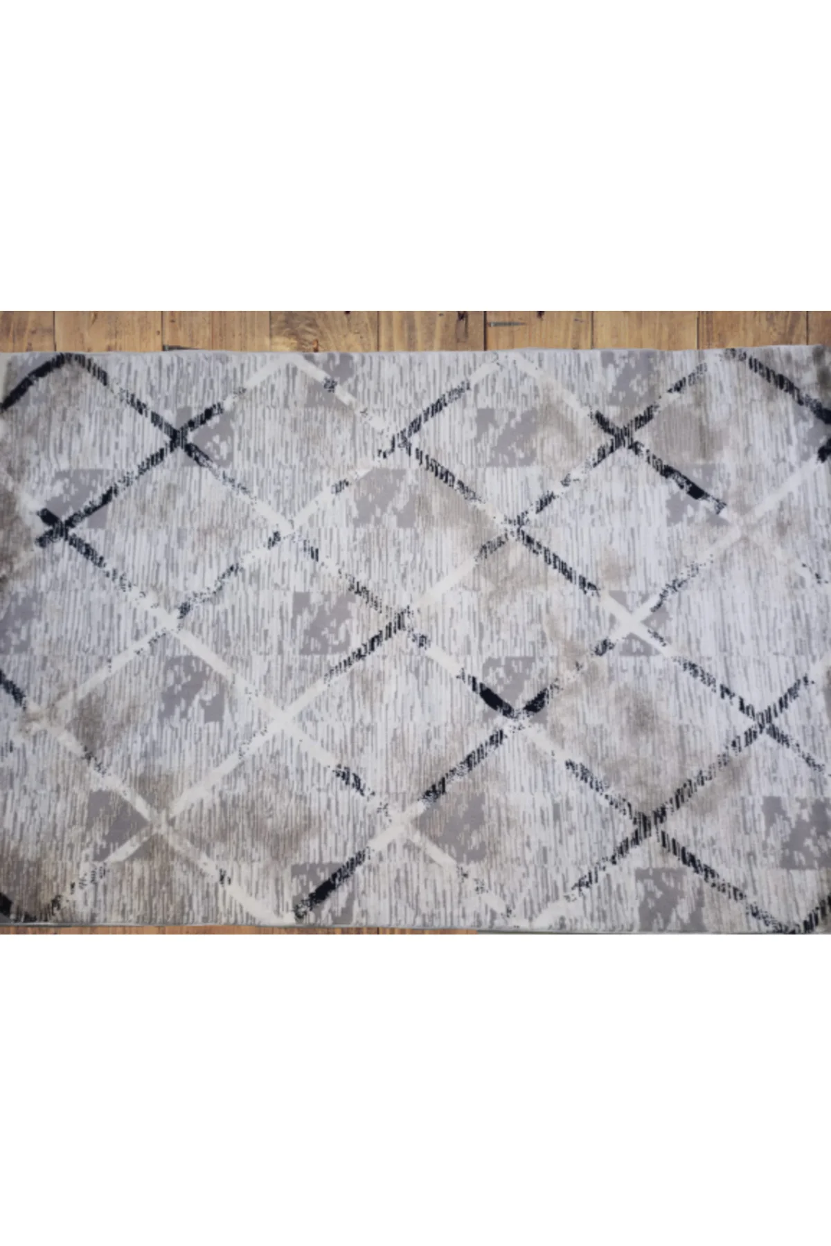Diamond Halı 25015A 19725 SİYAH Siyah Model 200*280 Leke Tutmaz dokuma taban Diamond Halı 25015A 19725 SİYAH Siyah Model 200*280 Leke Tutmaz dokuma taban - Görsel 8