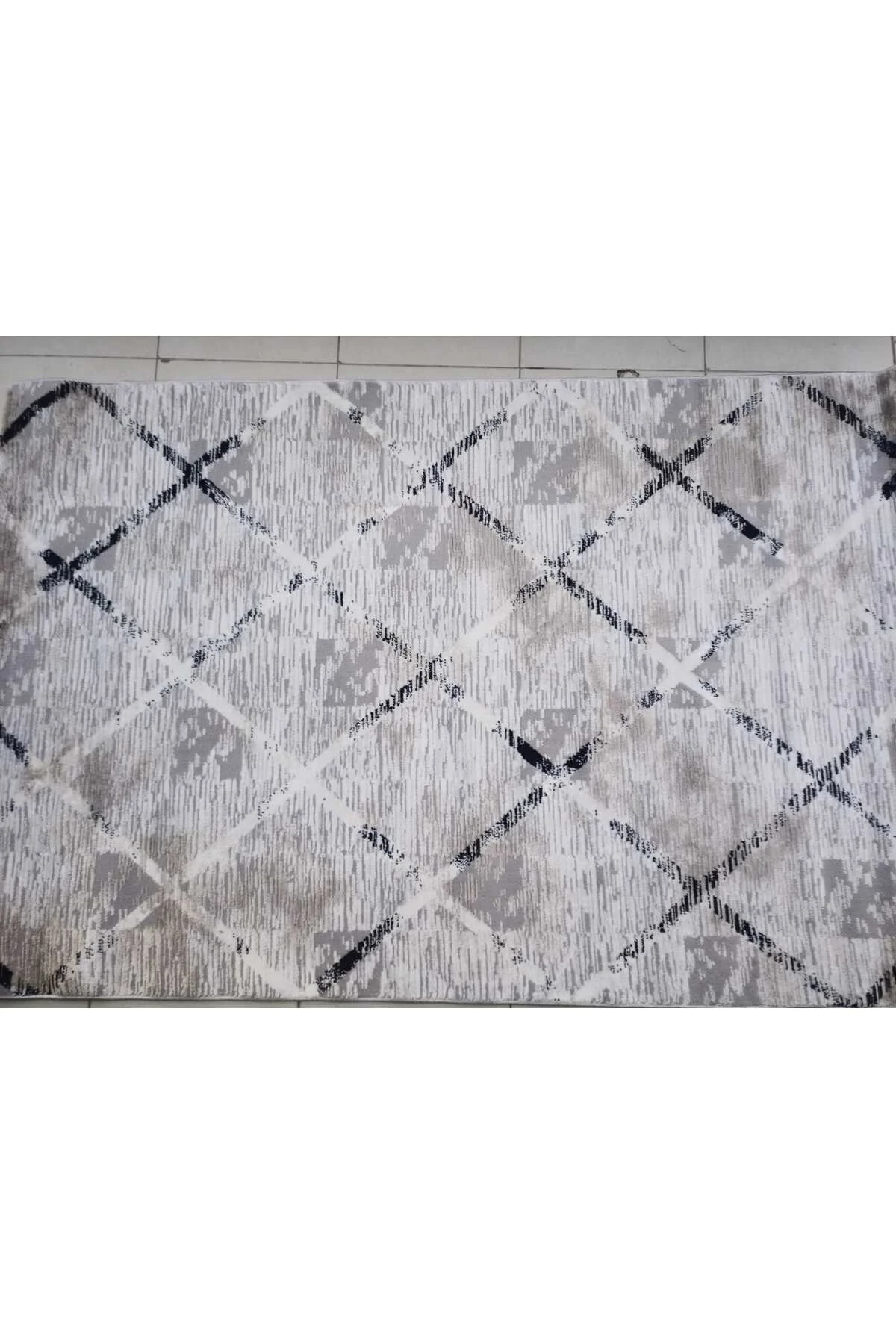 Diamond Halı 25015A 19725 SİYAH Siyah Model 200*280 Leke Tutmaz dokuma taban Diamond Halı 25015A 19725 SİYAH Siyah Model 200*280 Leke Tutmaz dokuma taban - Görsel 7