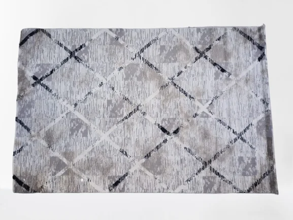 Diamond Halı 25015A 19725 SİYAH Siyah Model 200*280 Leke Tutmaz dokuma taban