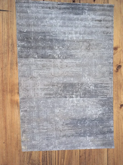 Diamond Halı 25018A 19729 siyah Koyu Bej 200*280 Leke Tutmaz Dokuma taban