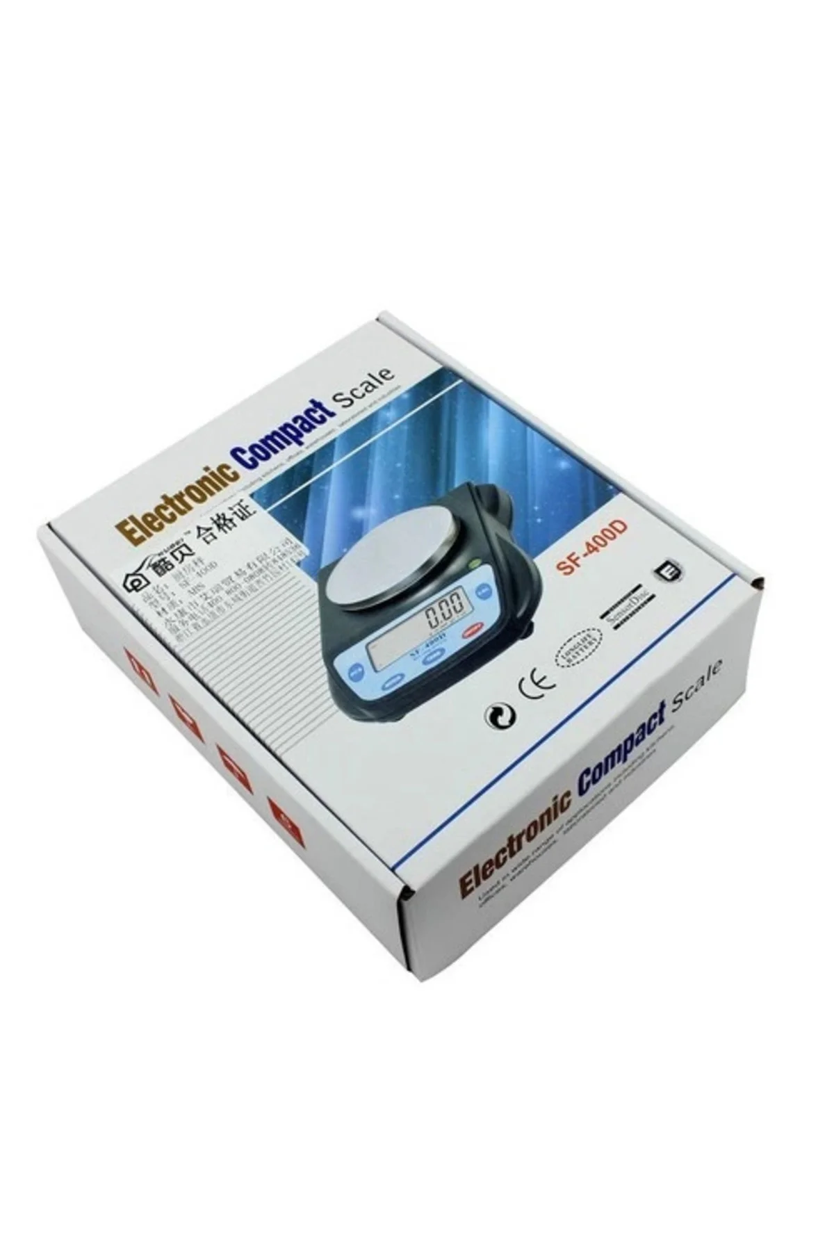 Diamond Lcd Dijital Göstergeli Elektronik Hassas Terazi Sf-400d (