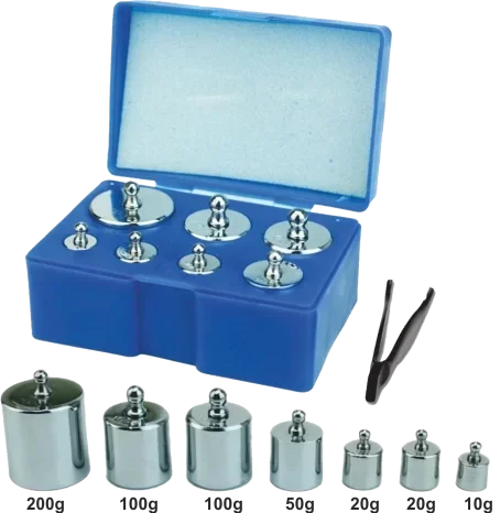 Diamond Terazi 8 Parça Ağırlık Paslanmaz Krom Gram Seti (300gr-200gr-100gr-50gr-20gr-10gr) ( Lisinya )