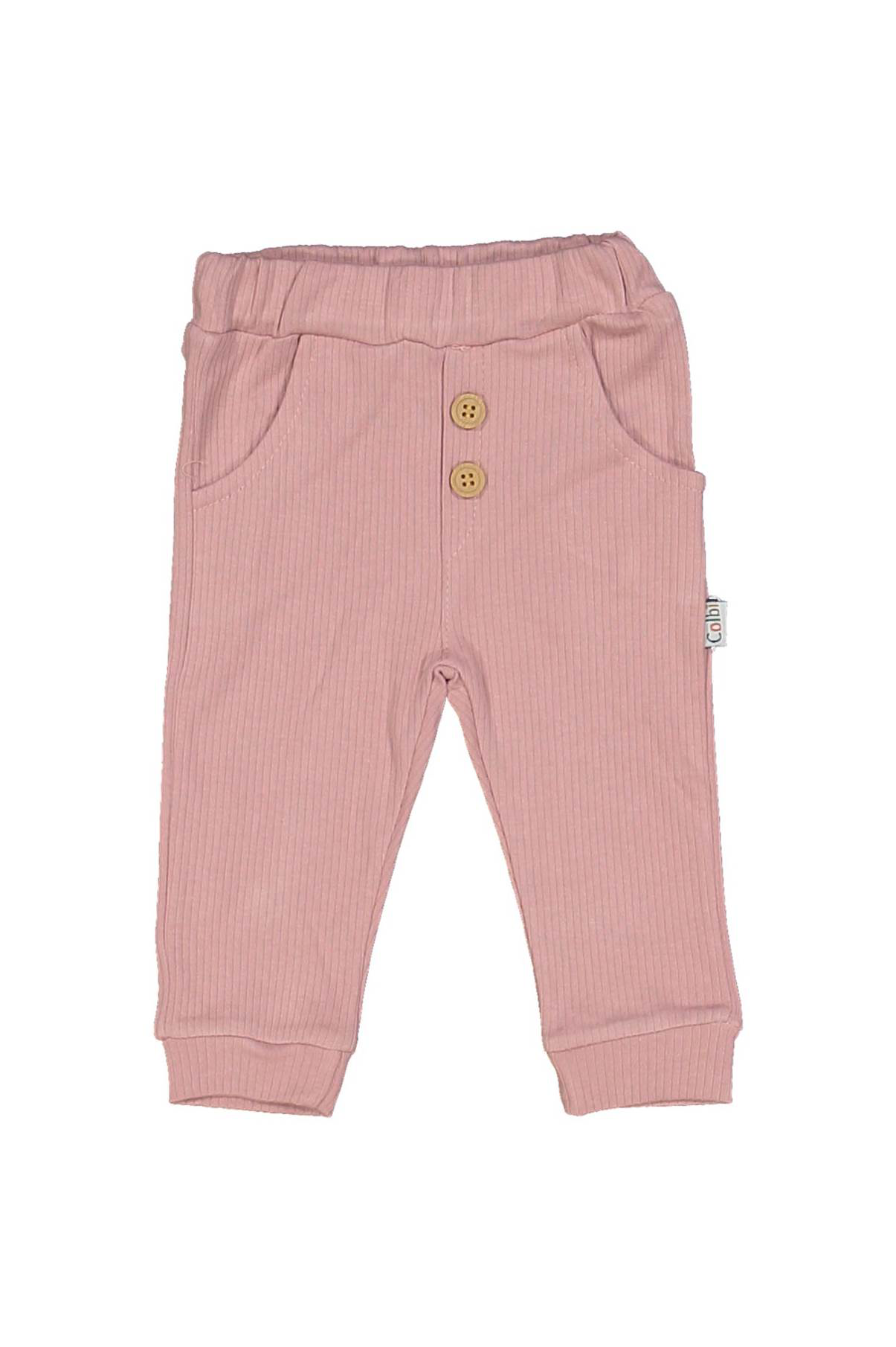 DİAMONDSTAR  BEBE 6/18 AY DERİLİ DÜĞMELİ PANTALON