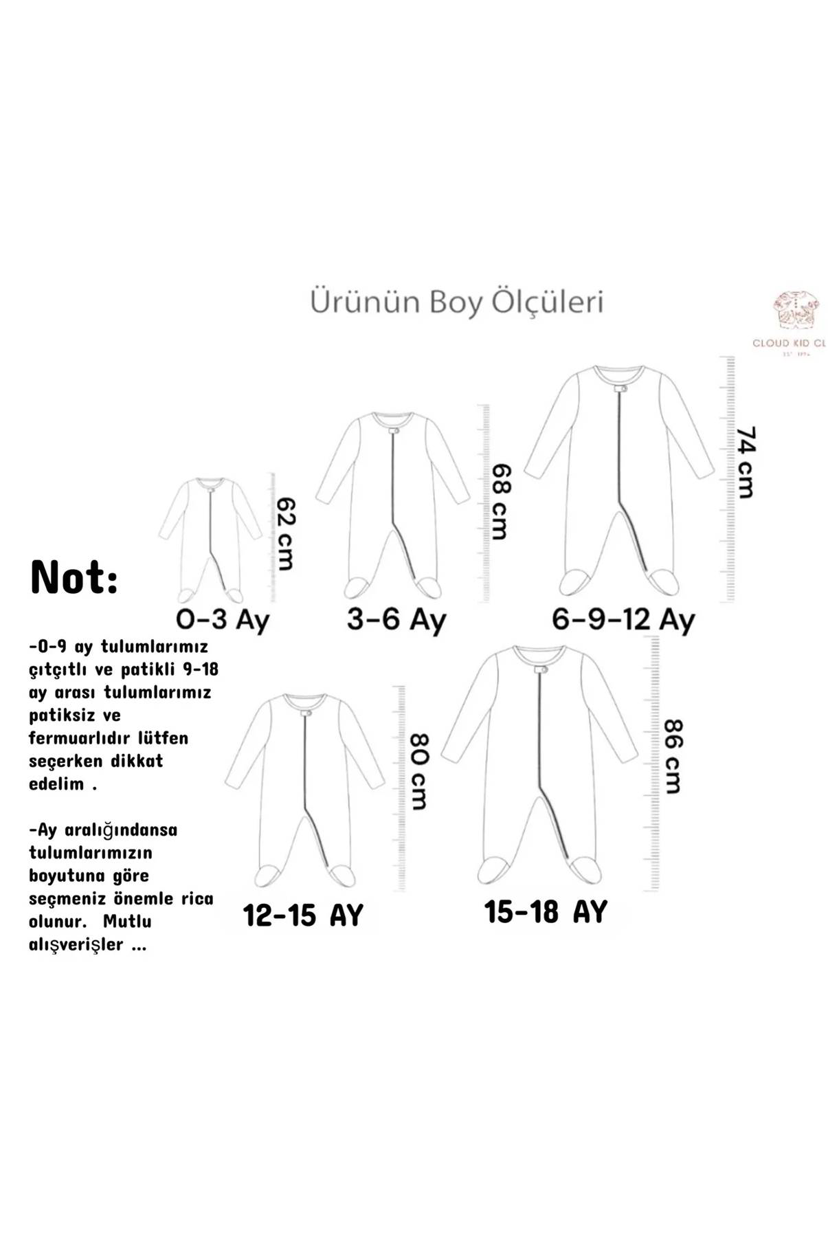 DİAMONDSTAR KIZ  9-18 AY ZEBRA BASKILI 3 LÜ TEK BOY TULUM SETİ