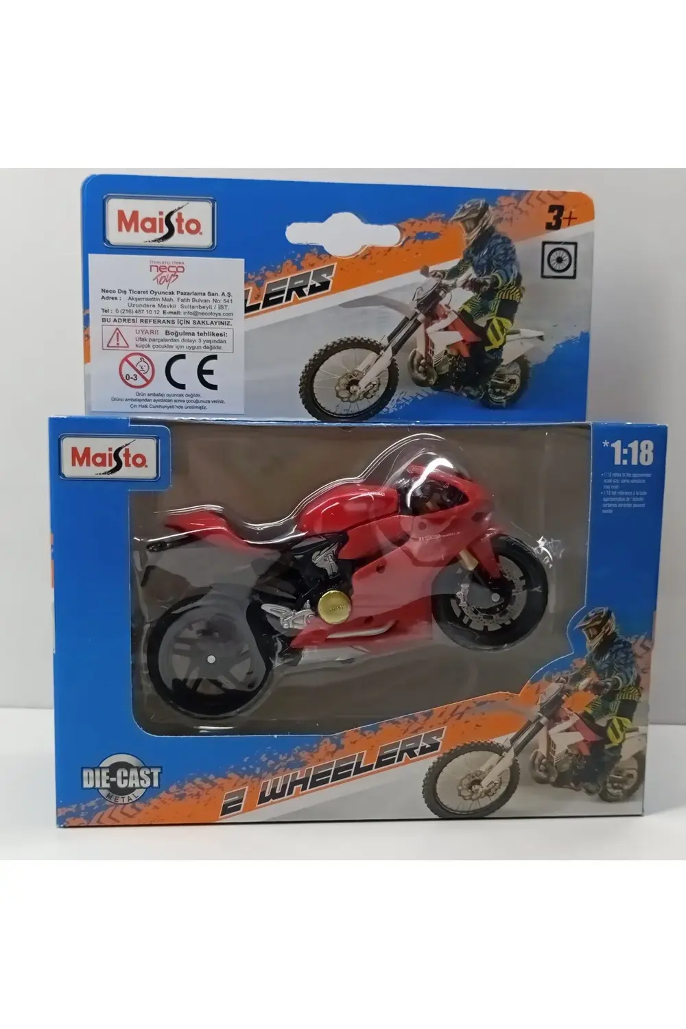 Dianomi MAİSTO 1:18 ölçek DUCATİ 1199 PANİGALE// METAL MOTORSİKLE