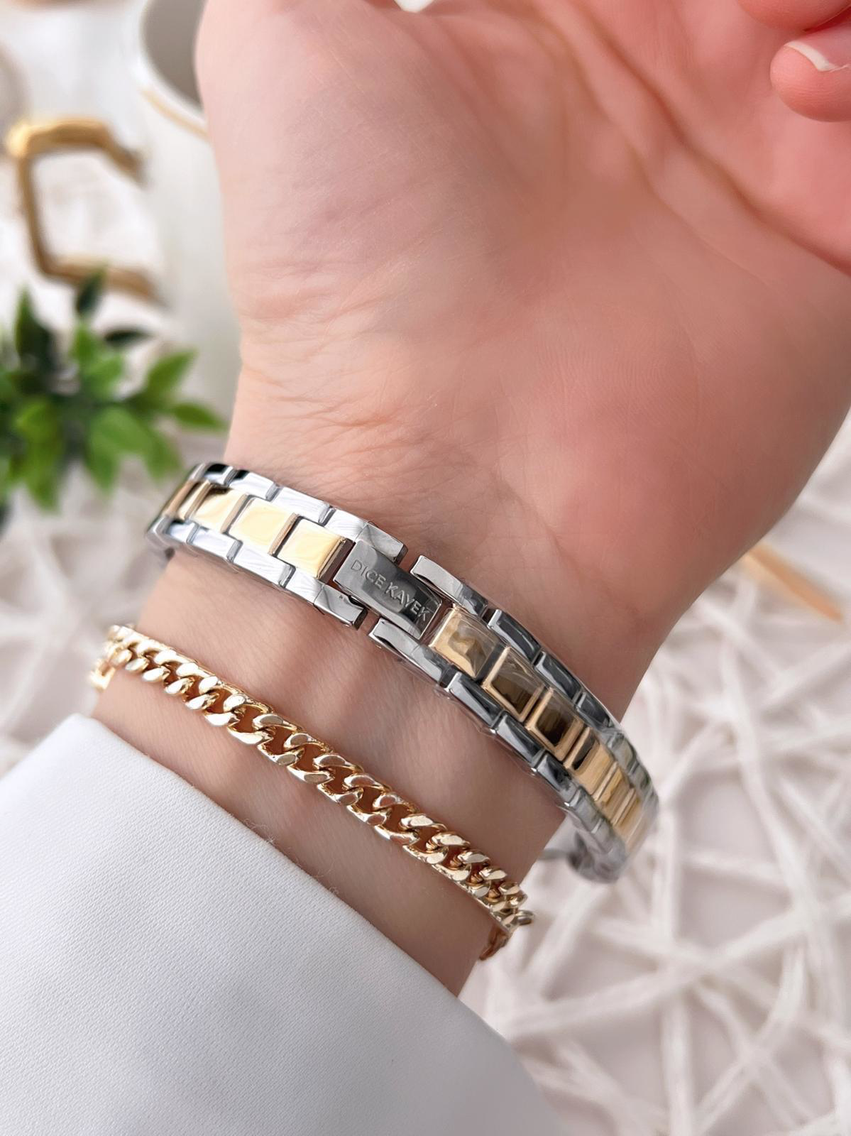 Dice Kayek Çelik Kordon Çelik Kasa Kararma Renk Atma Yapmaz Kadın Dice Kayek Çelik Kordon Çelik Kasa Kararma Renk Atma Yapmaz Kadın