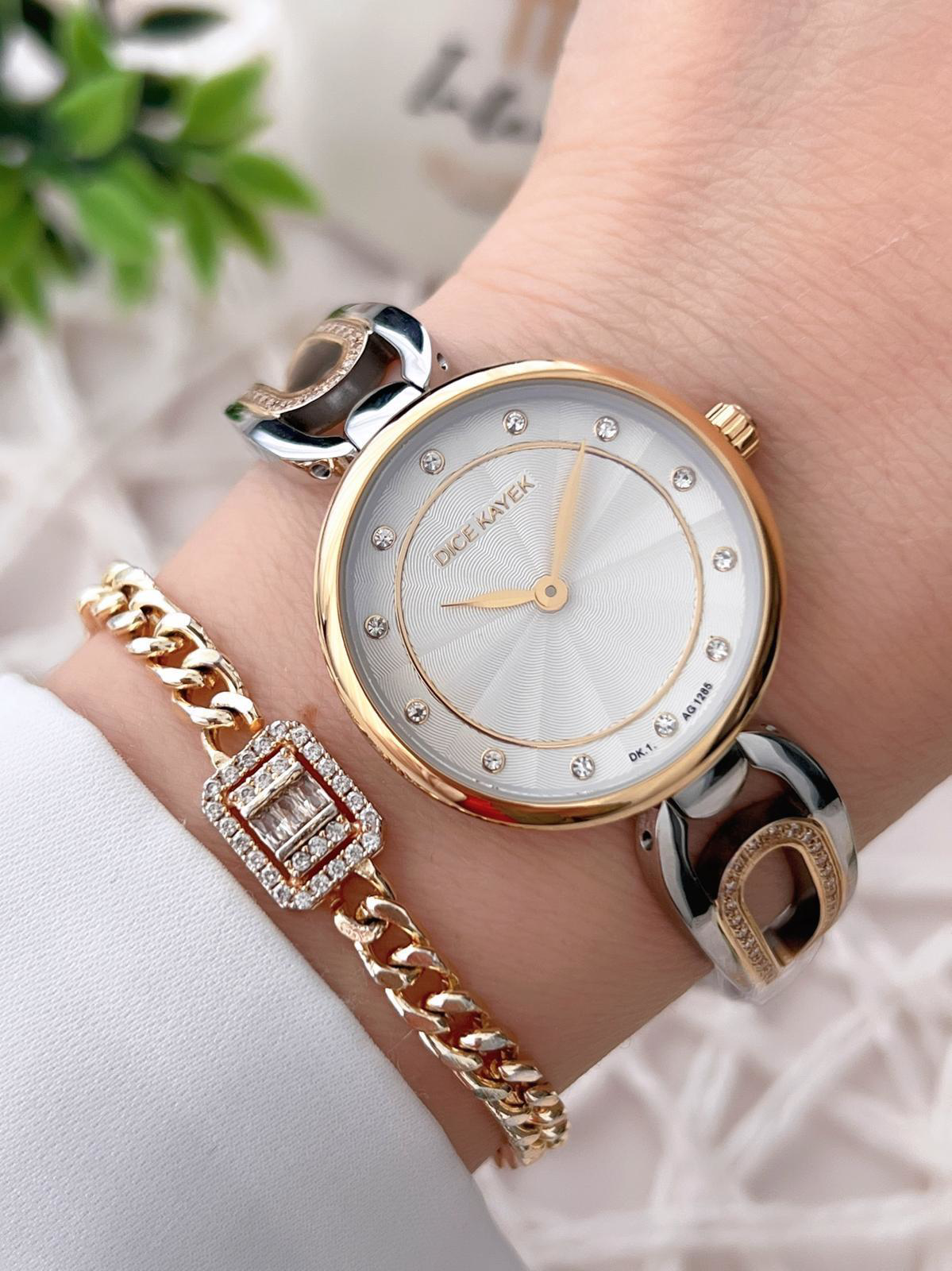 Dice Kayek Çelik Kordon Çelik Kasa Kararma Renk Atma Yapmaz Kadın Dice Kayek Çelik Kordon Çelik Kasa Kararma Renk Atma Yapmaz Kadın