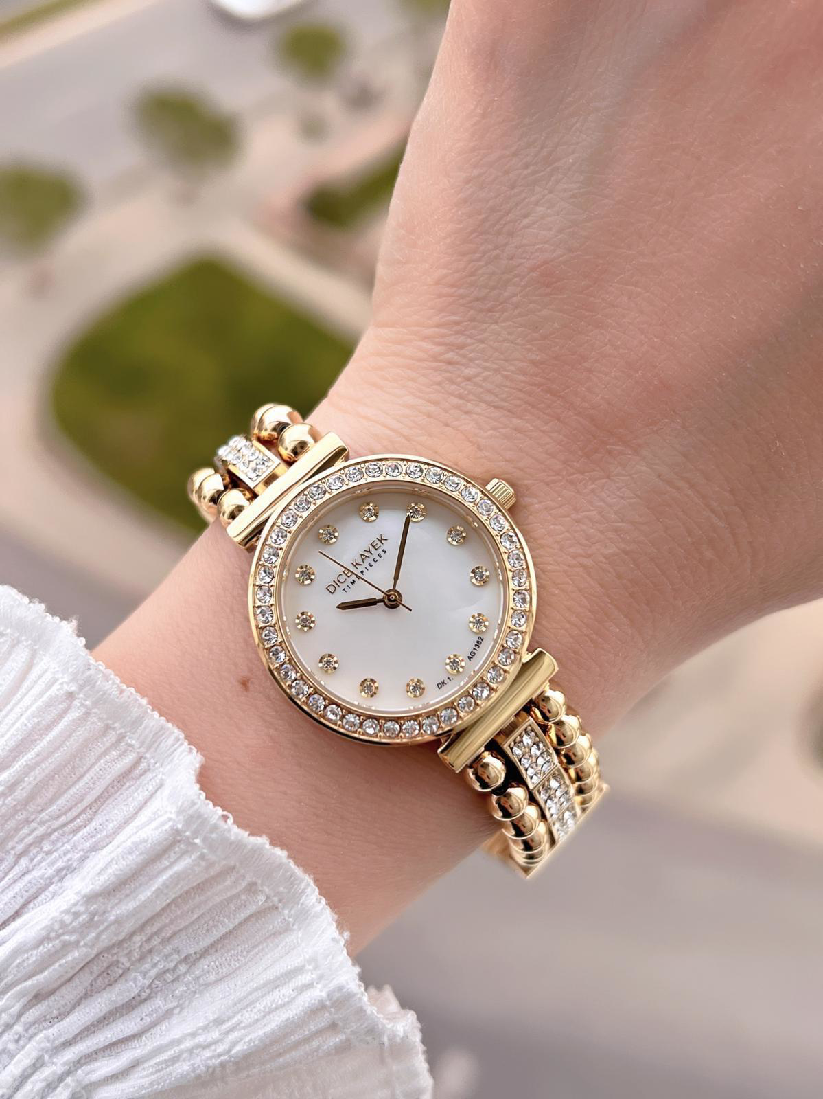 Dice Kayek Çelik Kordon Çelik Kasa Kararma Renk Atma Yapmaz Kadın