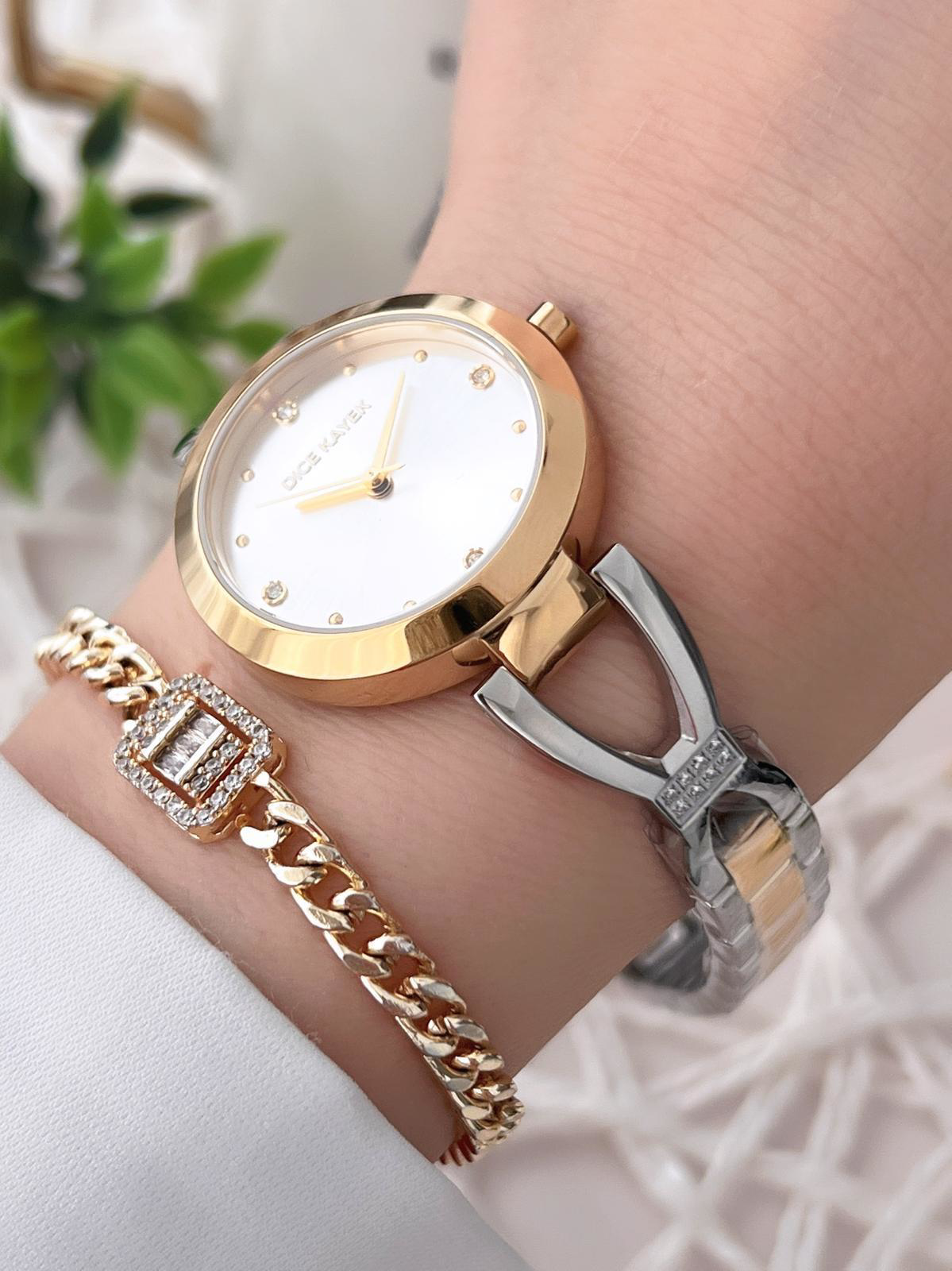 Dice Kayek Çelik Kordon Çelik Kasa Kararma Renk Atma Yapmaz Kadın Dice Kayek Çelik Kordon Çelik Kasa Kararma Renk Atma Yapmaz Kadın