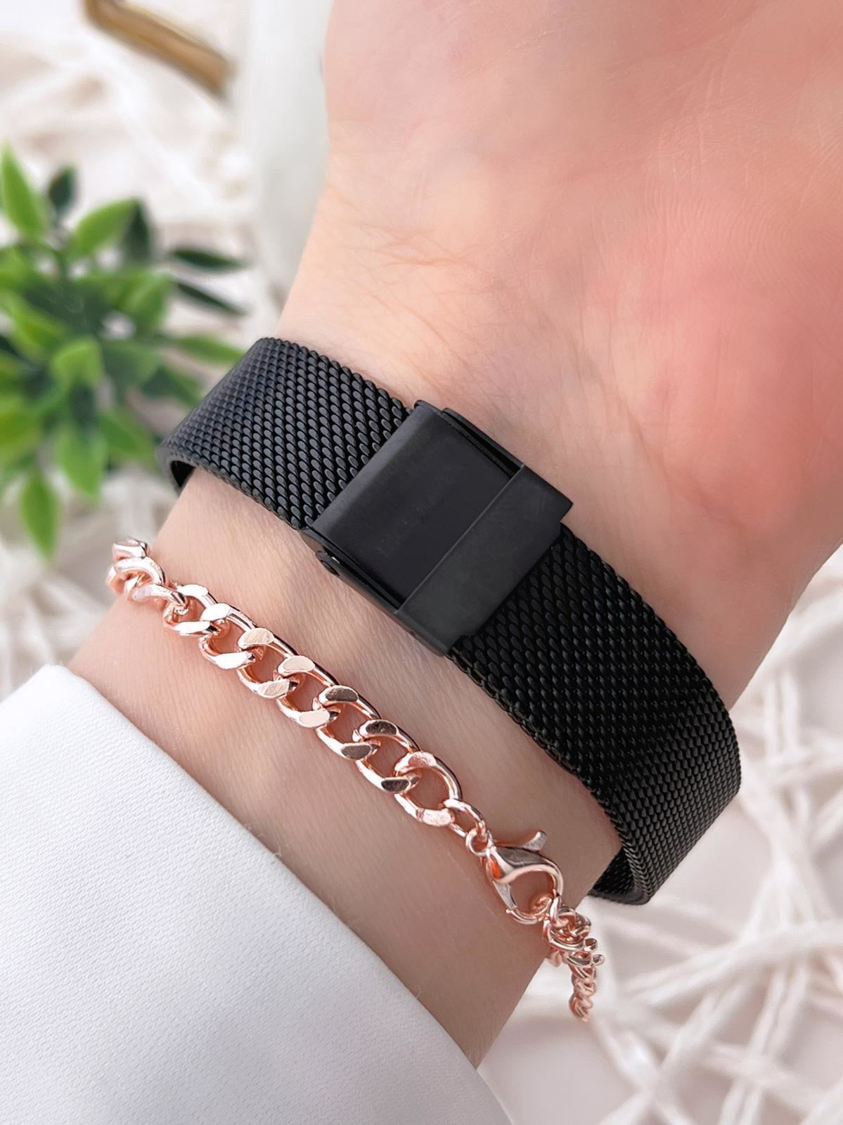 Dice Kayek Çelik Kordon Çelik Kasa Kararma Renk Atma Yapmaz Kadın