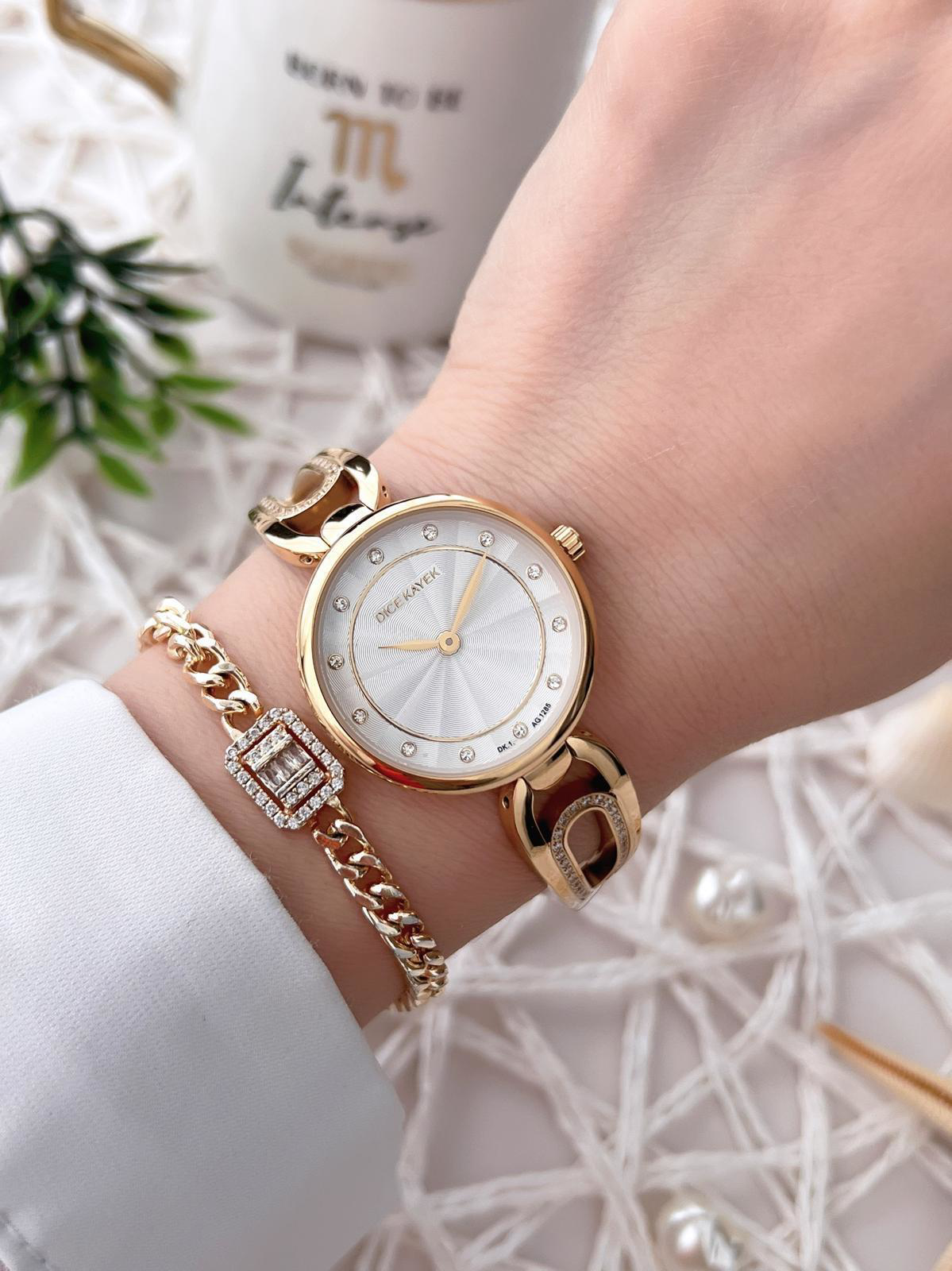 Dice Kayek Çelik Kordon Çelik Kasa Kararma Renk Atma Yapmaz Kadın Dice Kayek Çelik Kordon Çelik Kasa Kararma Renk Atma Yapmaz Kadın