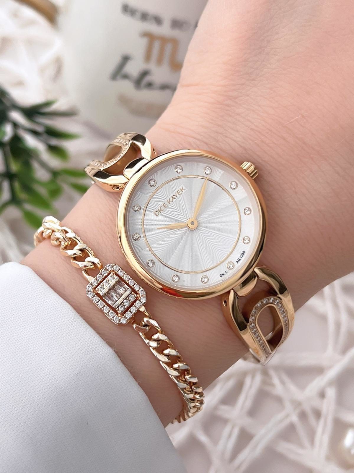 Dice Kayek Çelik Kordon Çelik Kasa Kararma Renk Atma Yapmaz Kadın Dice Kayek Çelik Kordon Çelik Kasa Kararma Renk Atma Yapmaz Kadın