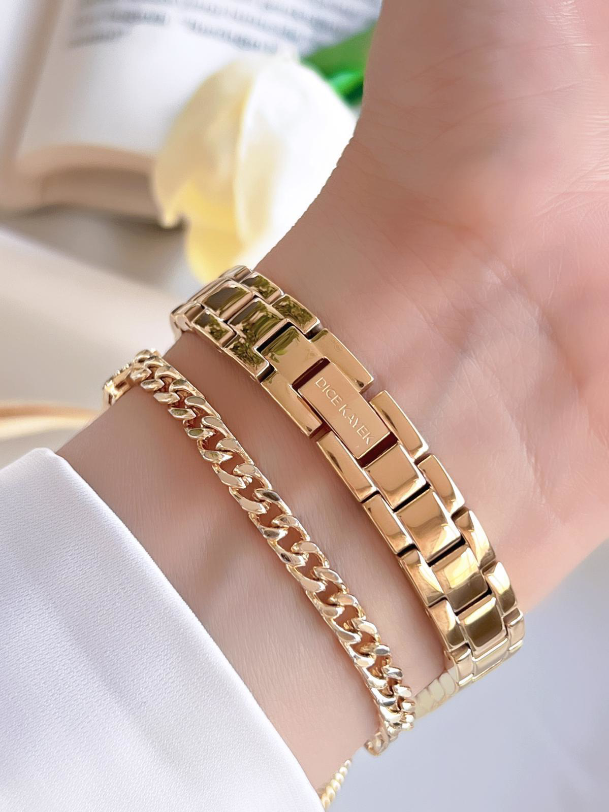 Dice Kayek Çelik Kordon Çelik Kasa Kararma Renk Atma Yapmaz Kadın Dice Kayek Çelik Kordon Çelik Kasa Kararma Renk Atma Yapmaz Kadın