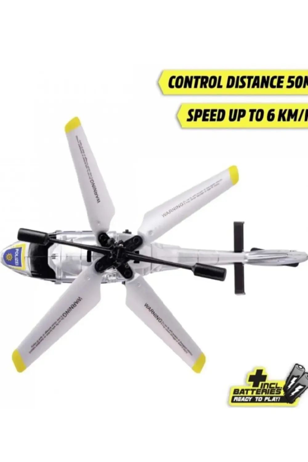 Dickie Uzaktan Kumandalı RC Polis Helikopteri