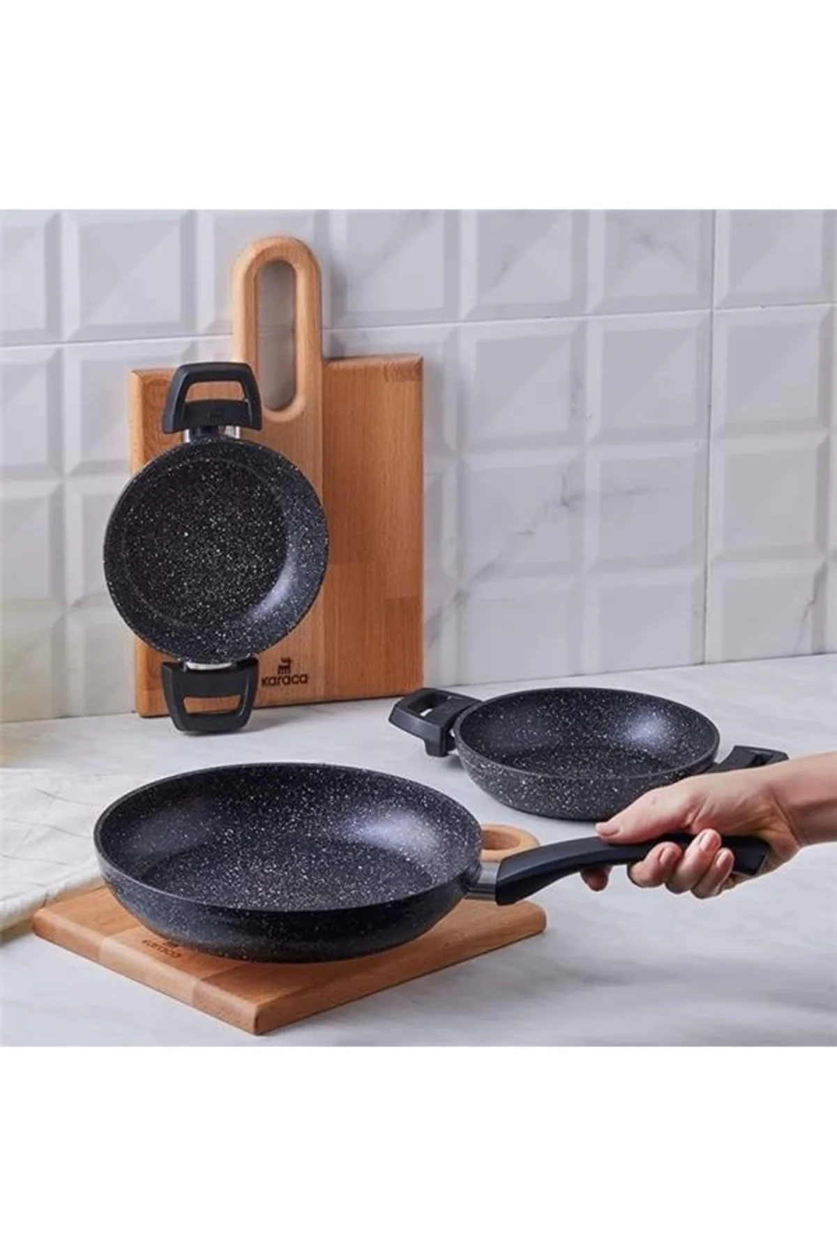 DİDE 3'LÜ TAVA SAHAN SET